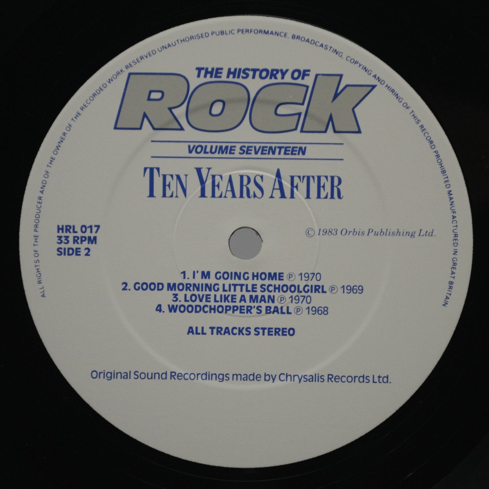 Creedence Clearwater Revival / Ten Years After / Jefferson Airplane / Sly & The Family Stone — The History Of Rock (Volume Seventeen) (2LP, UK), 1983