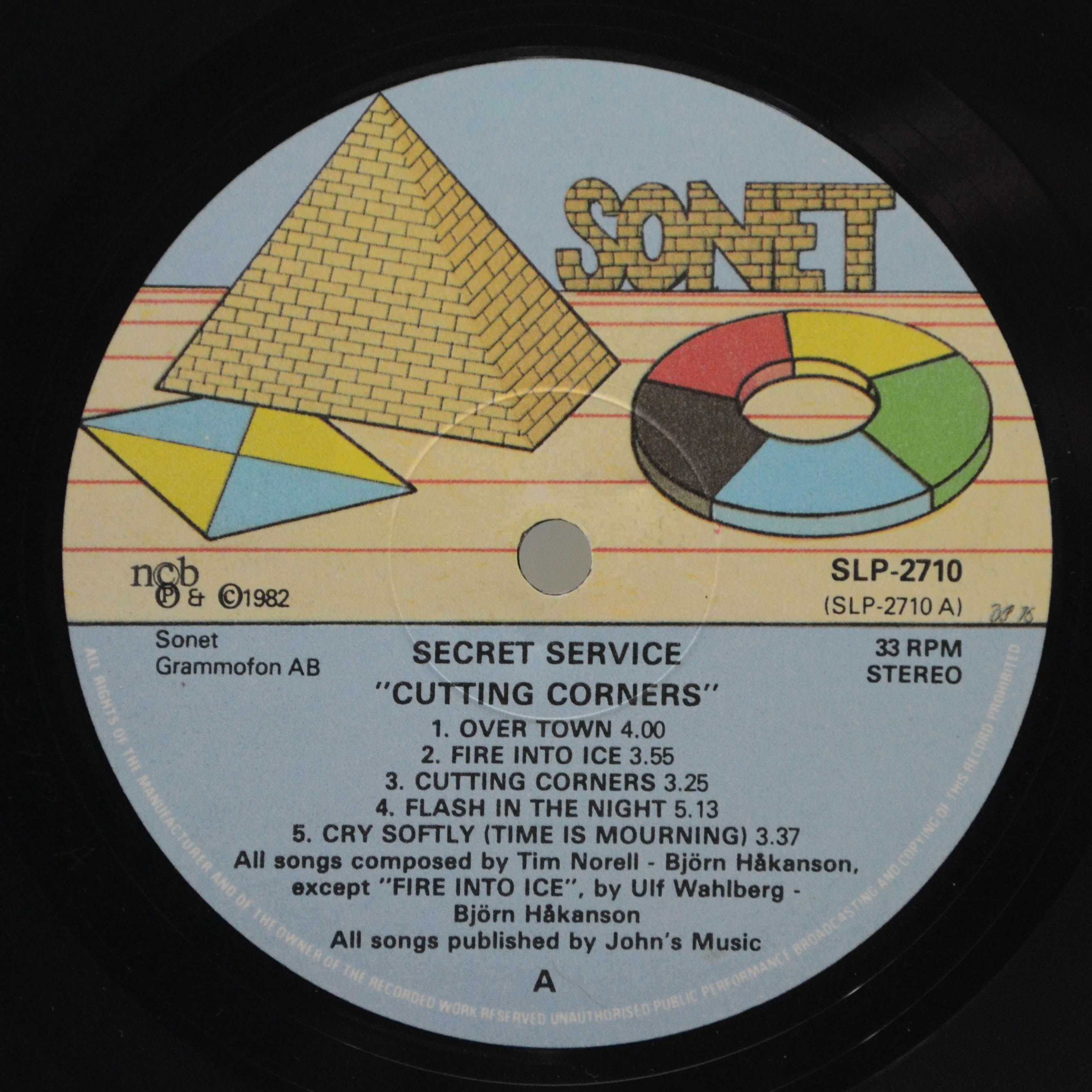 Secret Service — Cutting Corners (1-st, Sweden), 1982