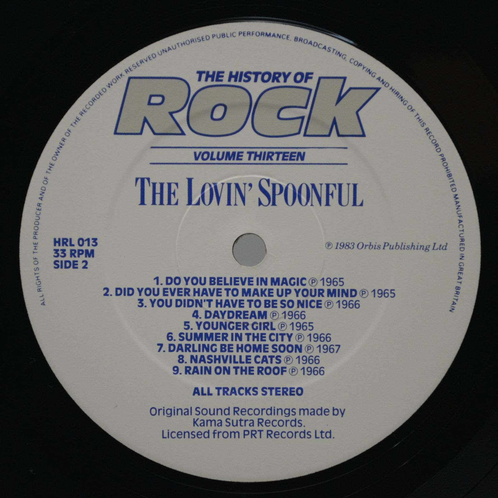 Mamas & The Papas / The Lovin' Spoonful / The Steve Miller Band / The Byrds — The History Of Rock (Volume Thirteen) (2LP, UK), 1983