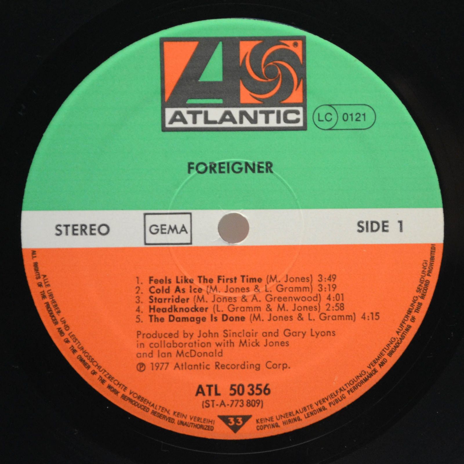 Foreigner — Foreigner, 1977