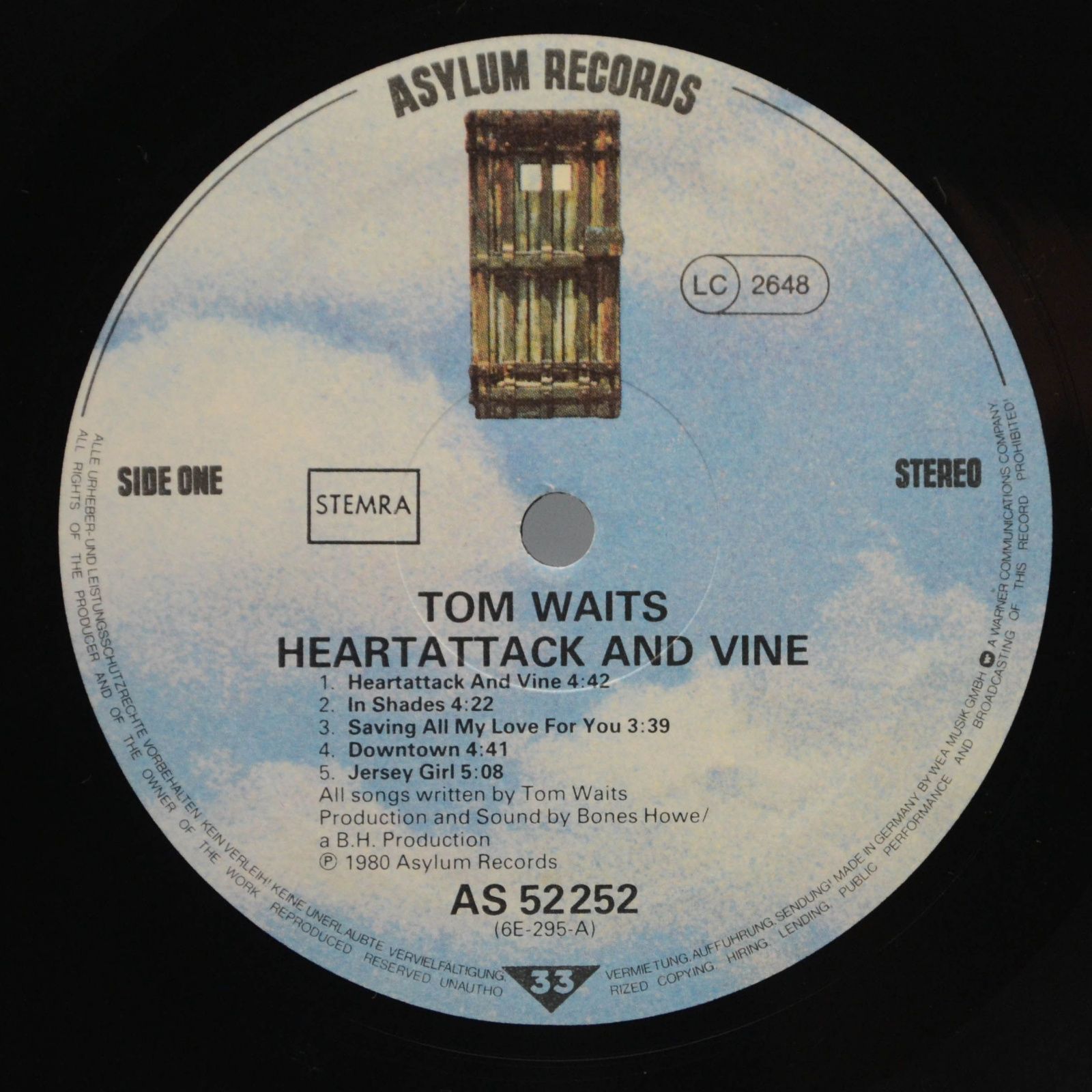 Tom Waits — Heartattack And Vine, 1980