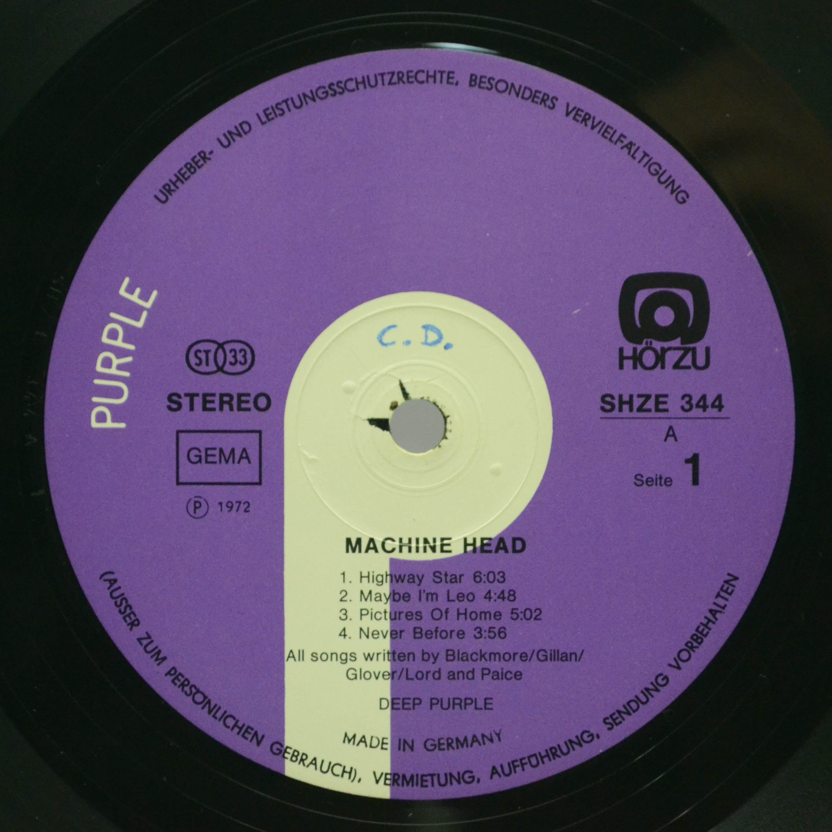 Deep Purple — Machine Head, 1972