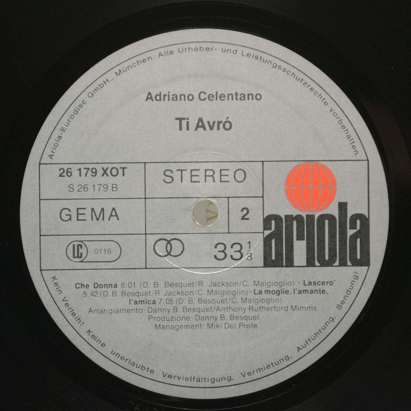 Adriano Celentano — Ti Avró, 1978