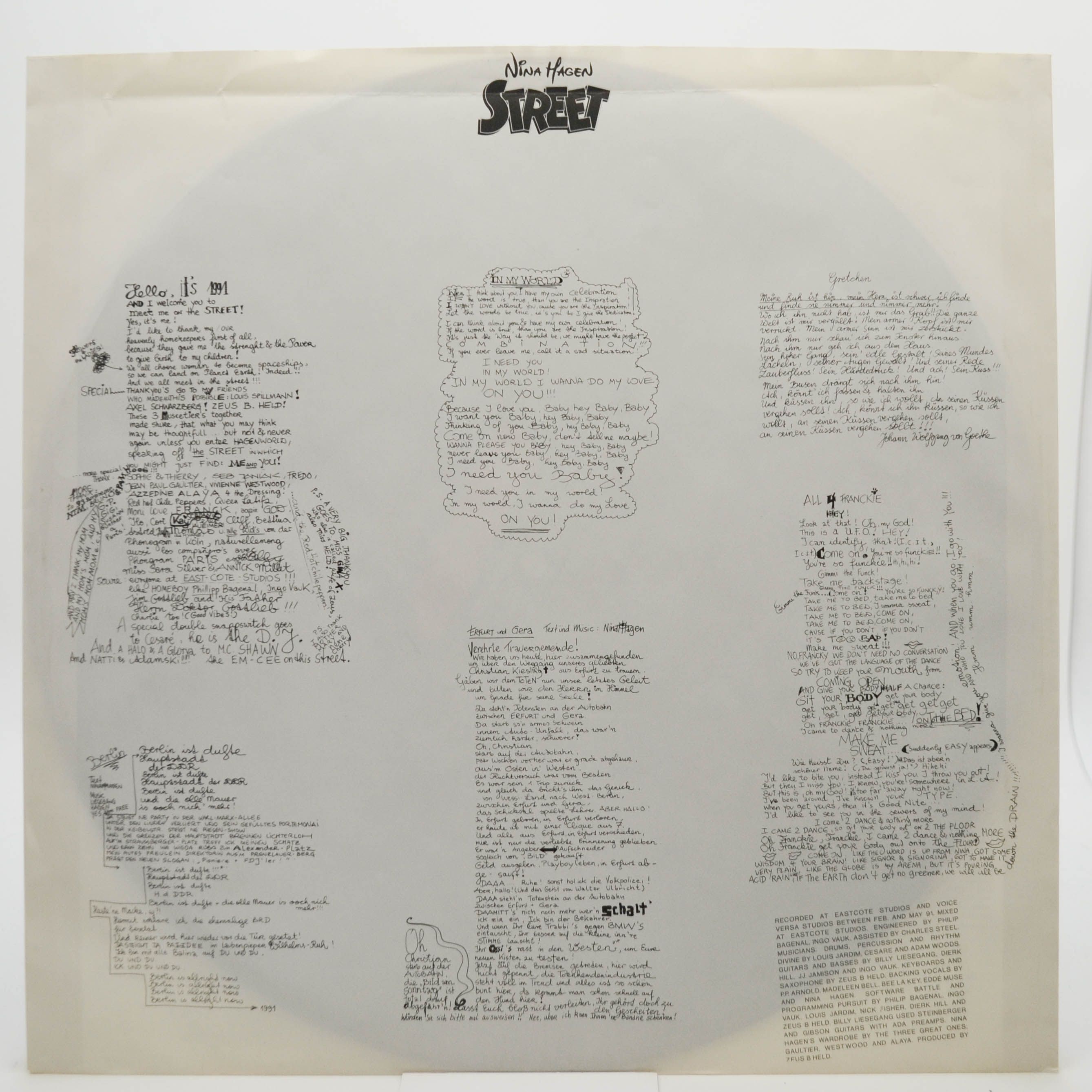 Nina Hagen — Street, 1991
