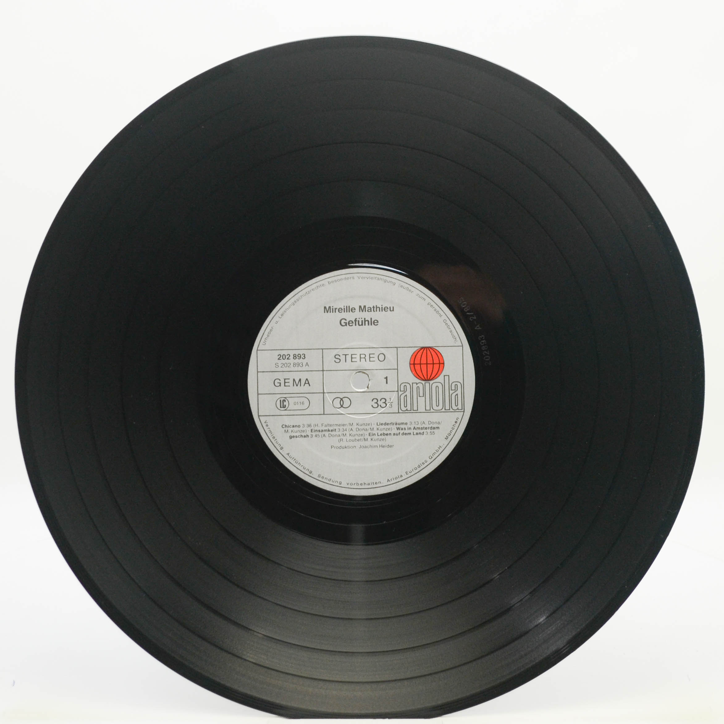 Виниловая пластинка Mireille Mathieu — Gefühle, 1980