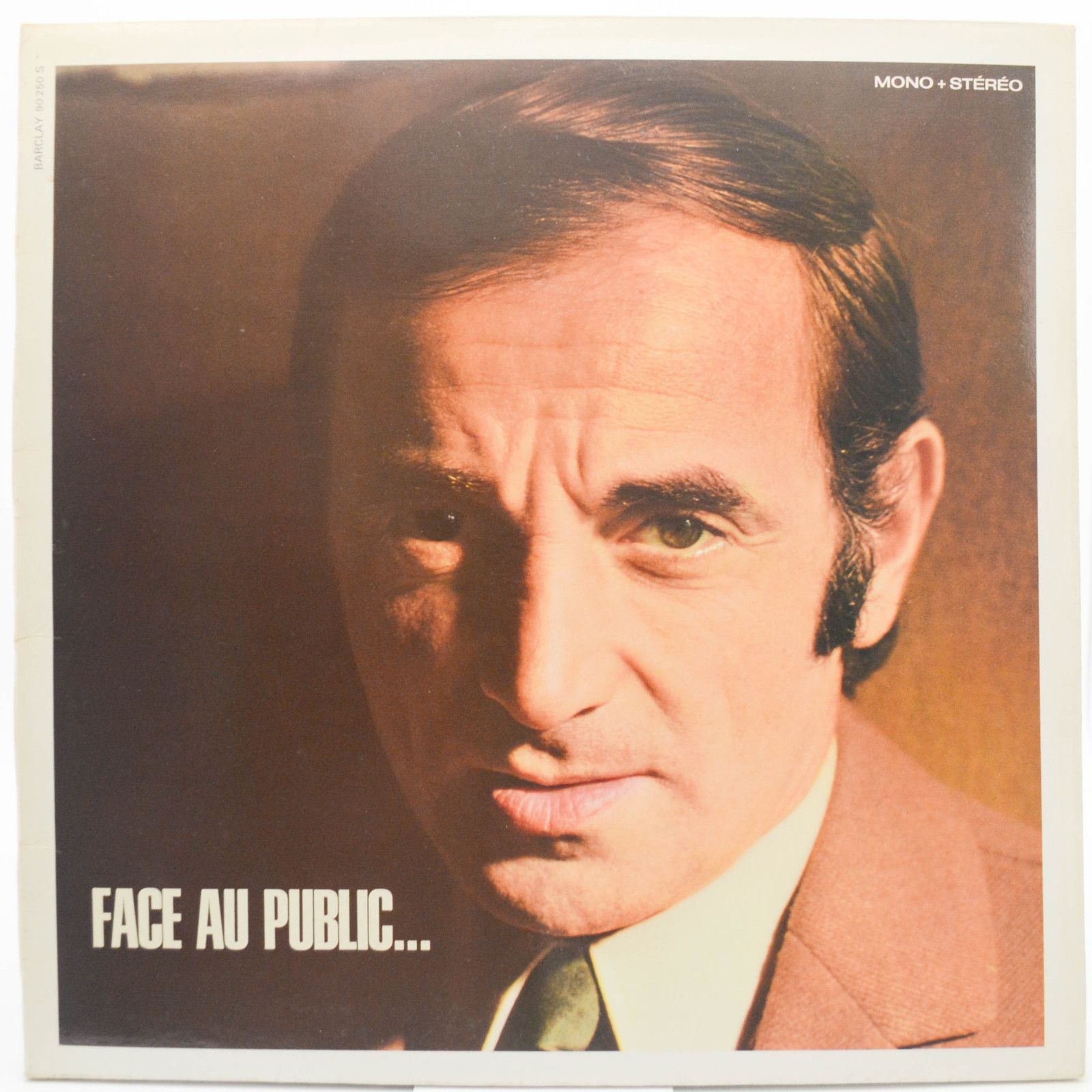 Виниловая пластинка Charles Aznavour — Face Au Public... (1-st, France), 1978