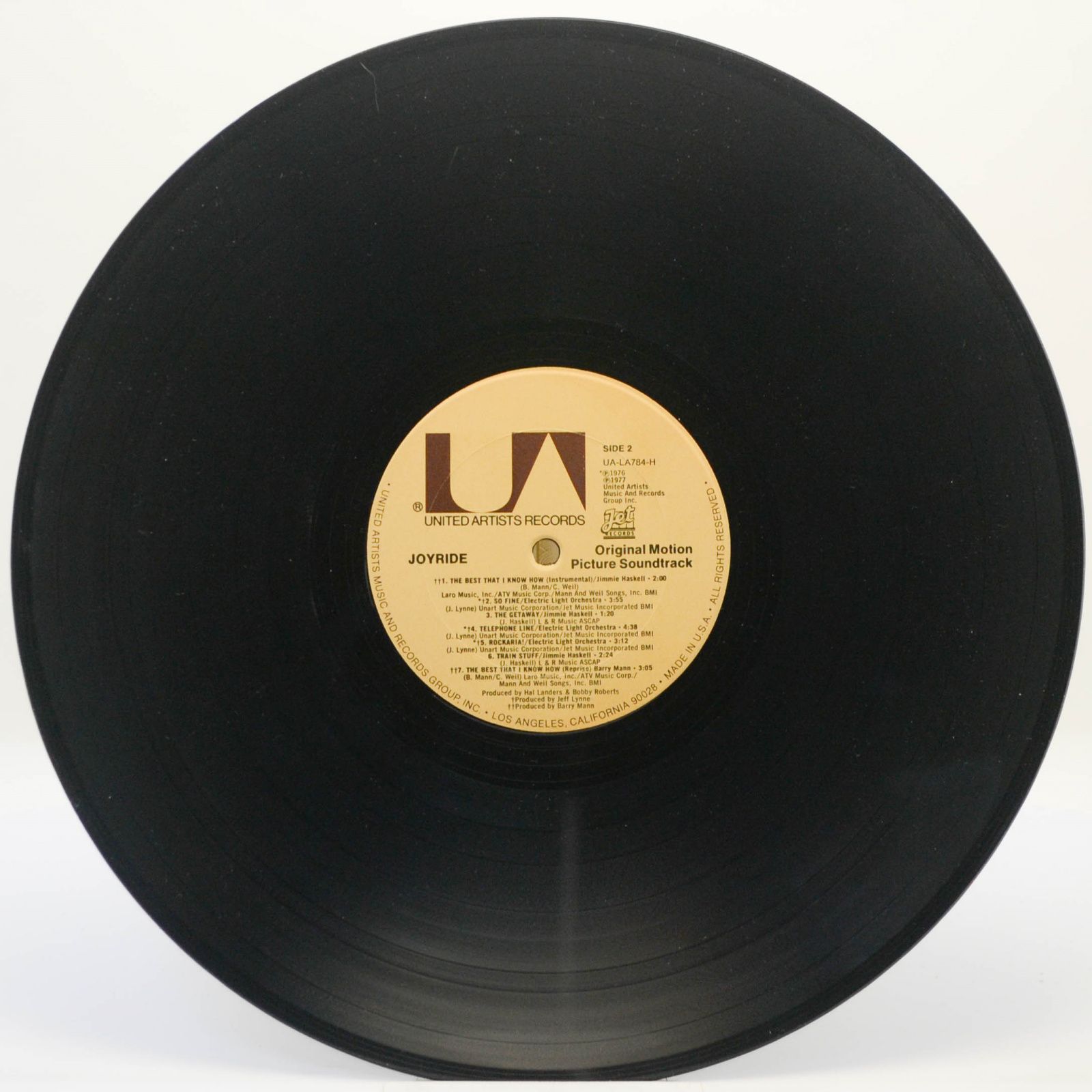Various — Joyride (Original Motion Picture Sound Track) (USA), 1977