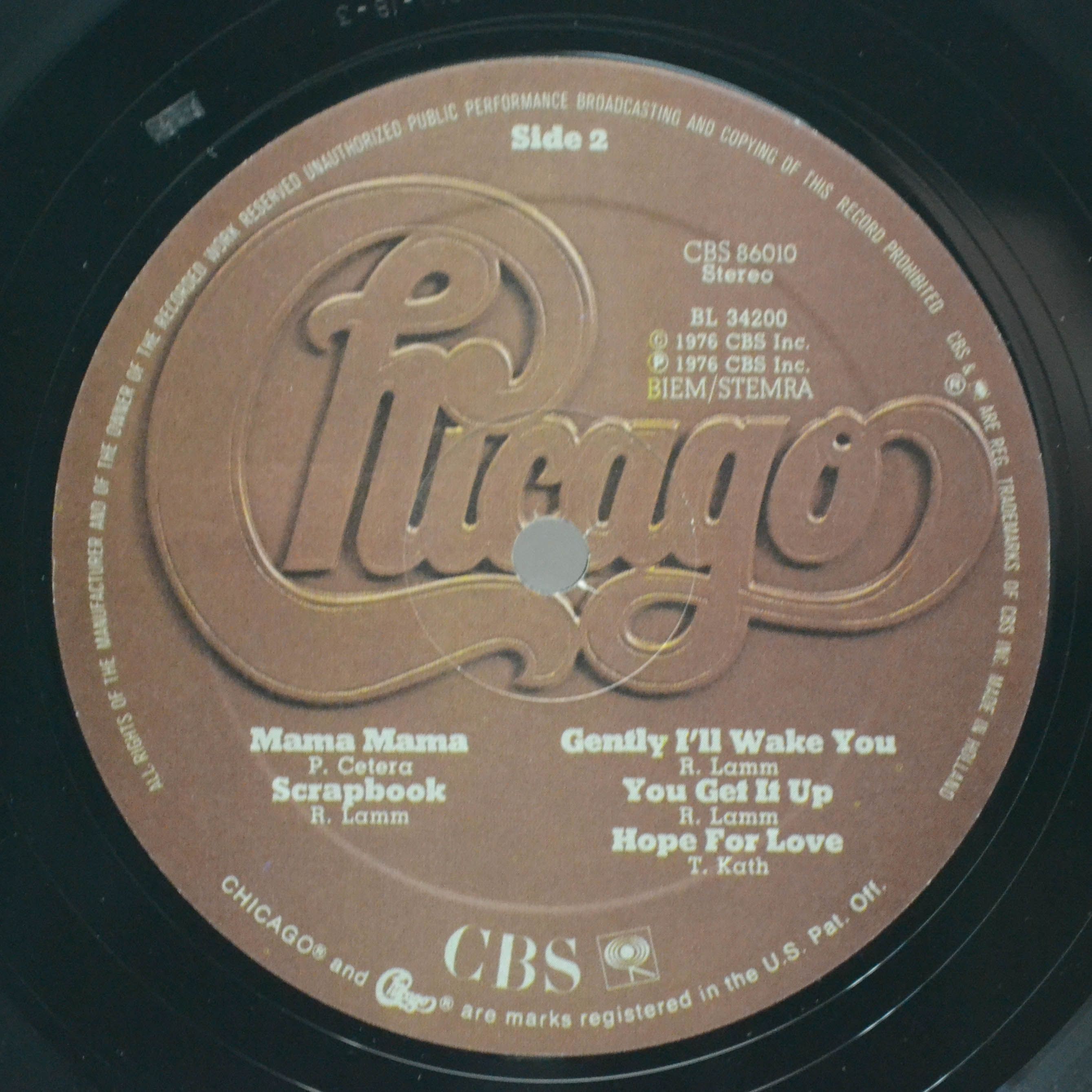 Chicago — Chicago X, 1976