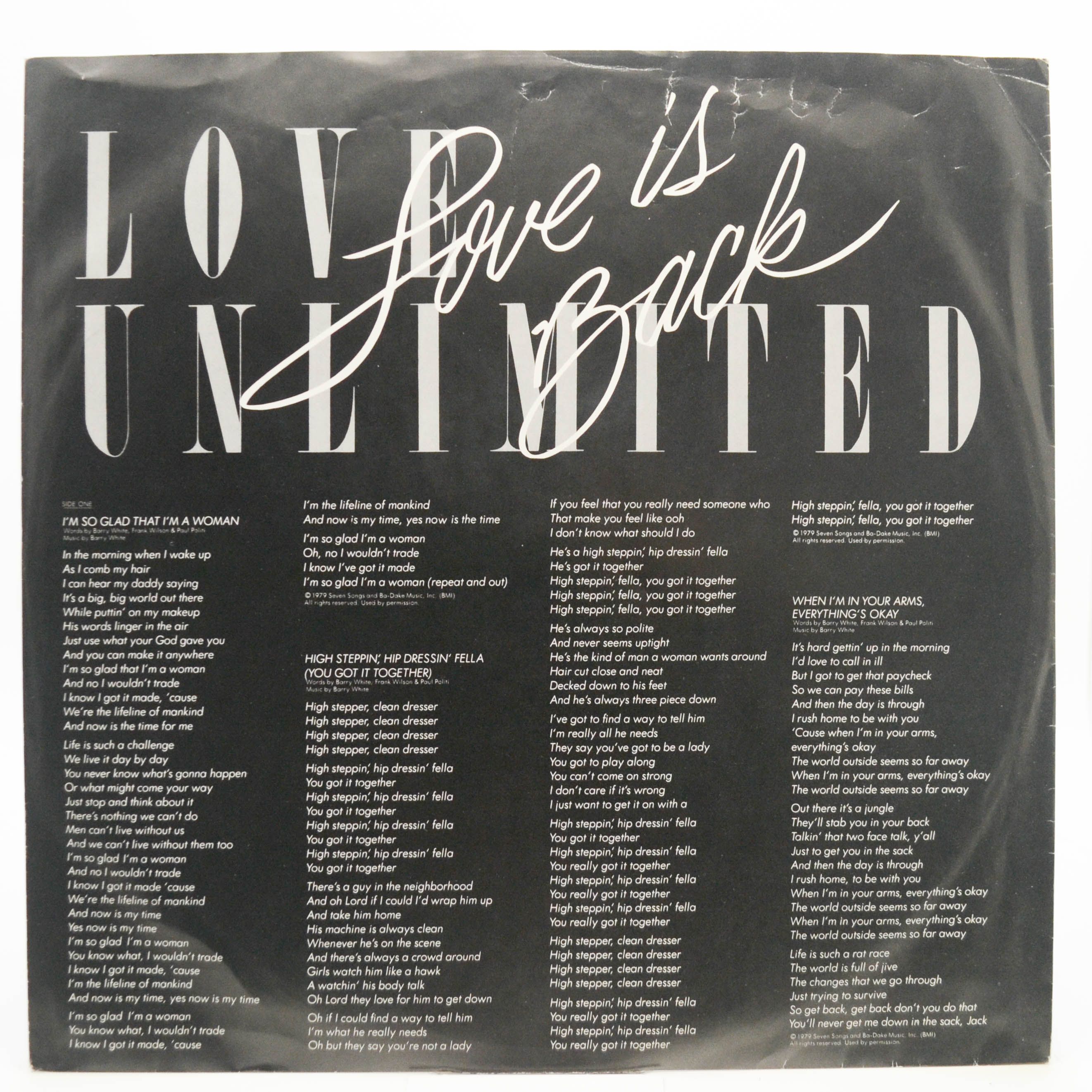 Love Unlimited — Love Is Back, 1979