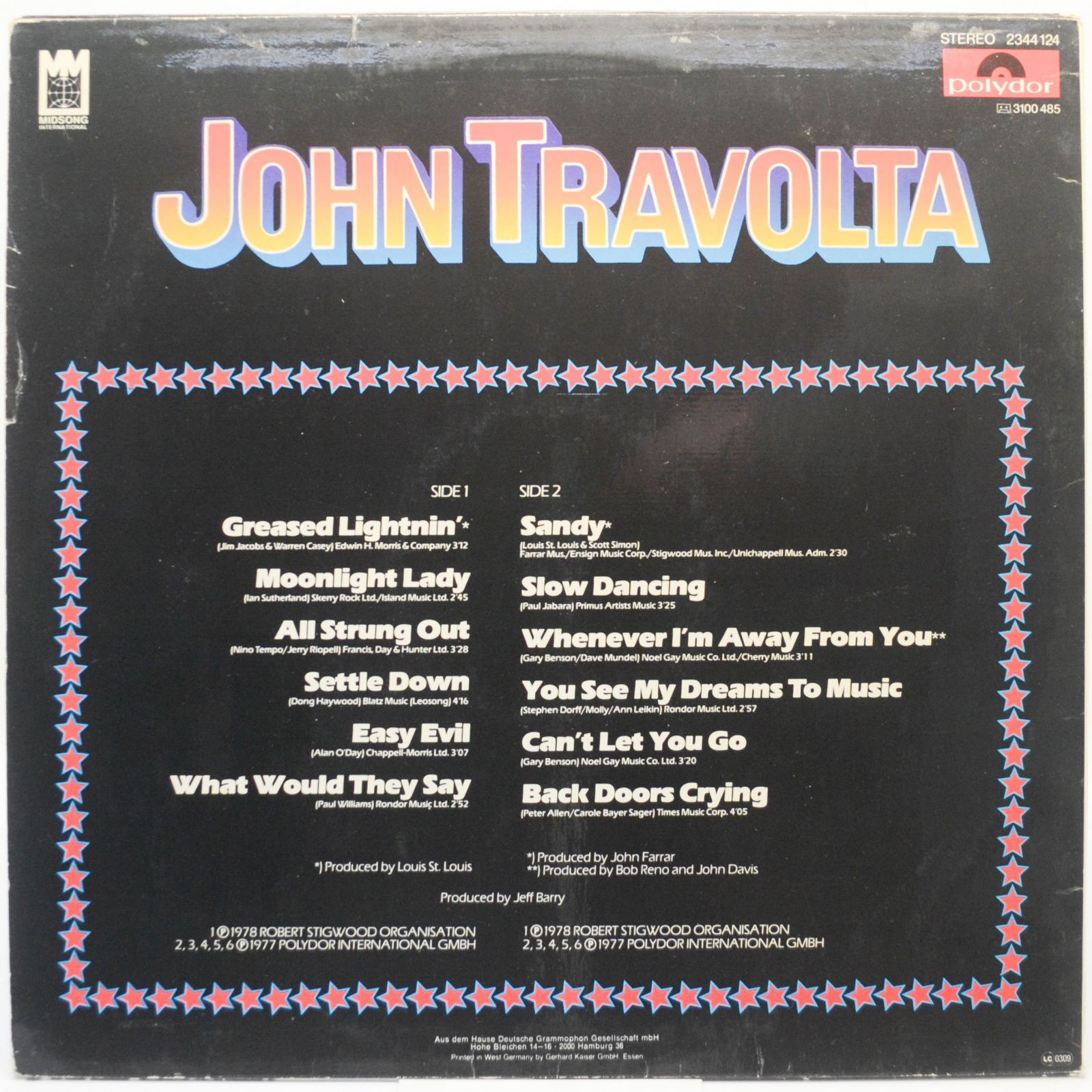 John Travolta — John Travolta, 1978