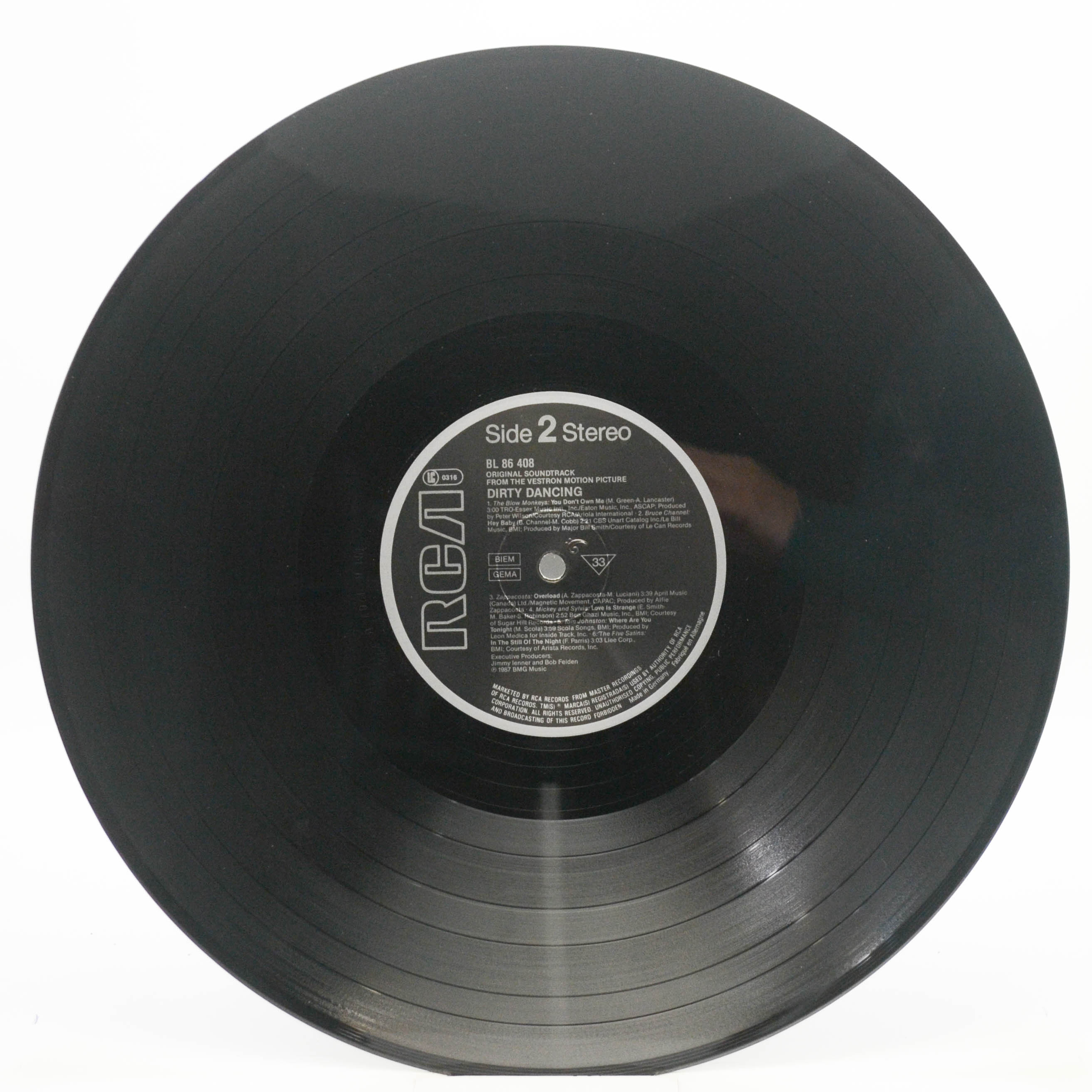 Various — Dirty Dancing (Original Soundtrack From The Vestron Motion Picture), 1987