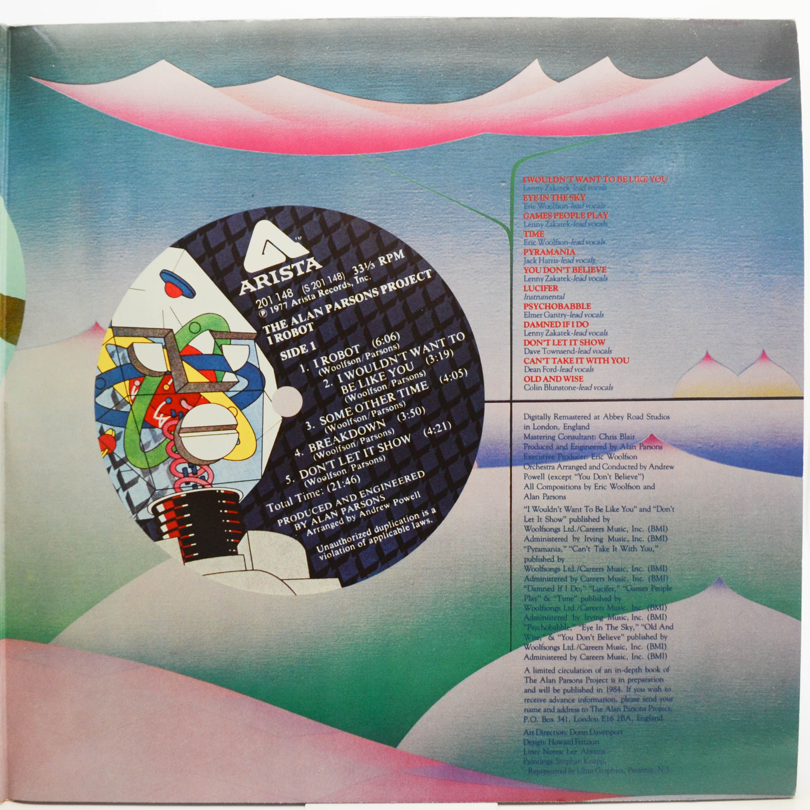 Alan Parsons Project — The Best Of The Alan Parsons Project, 1984