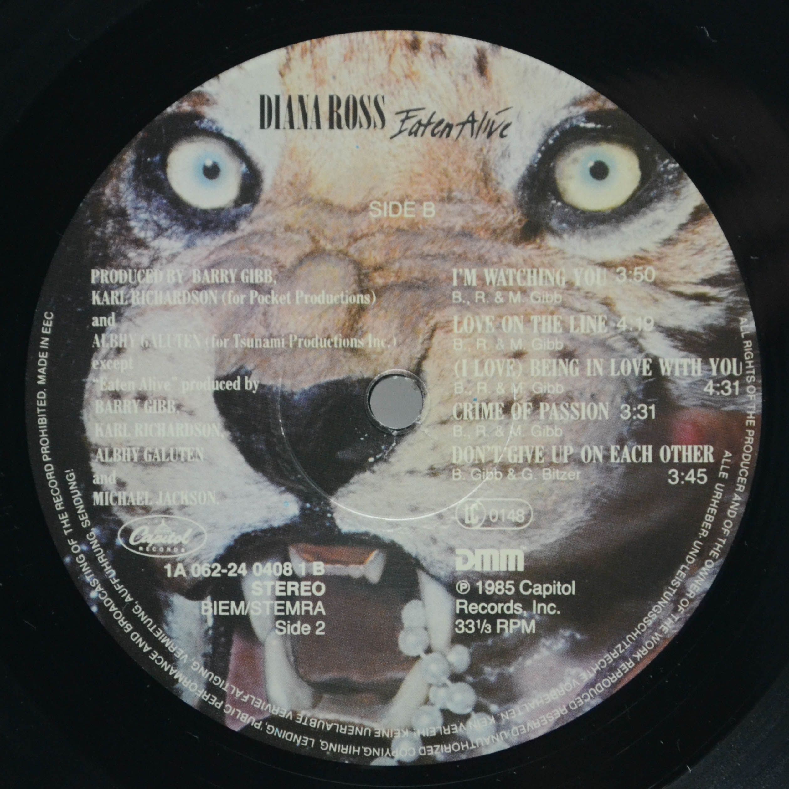 Diana Ross — Eaten Alive, 1985