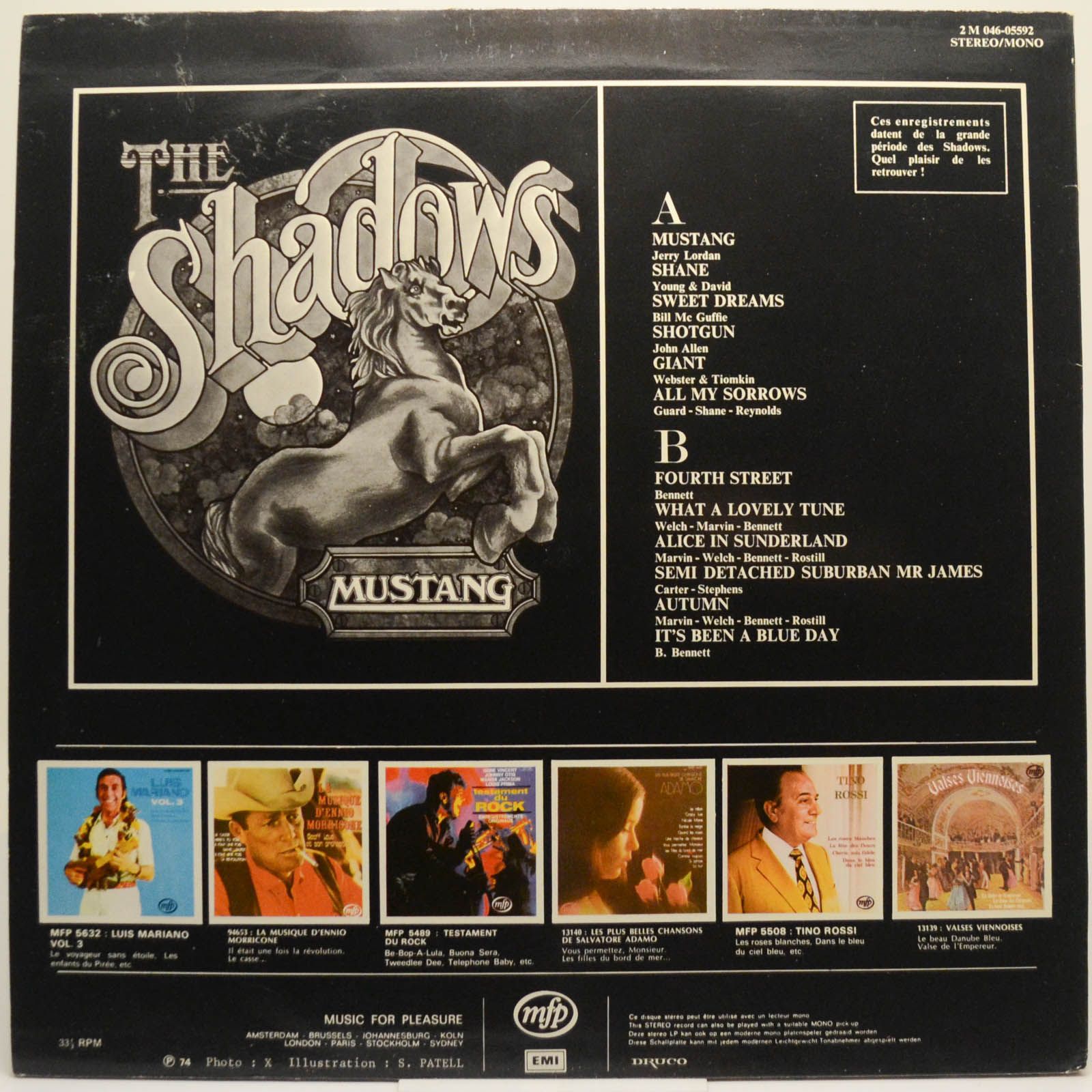 The Shadows — Mustang - Best Of, 1972