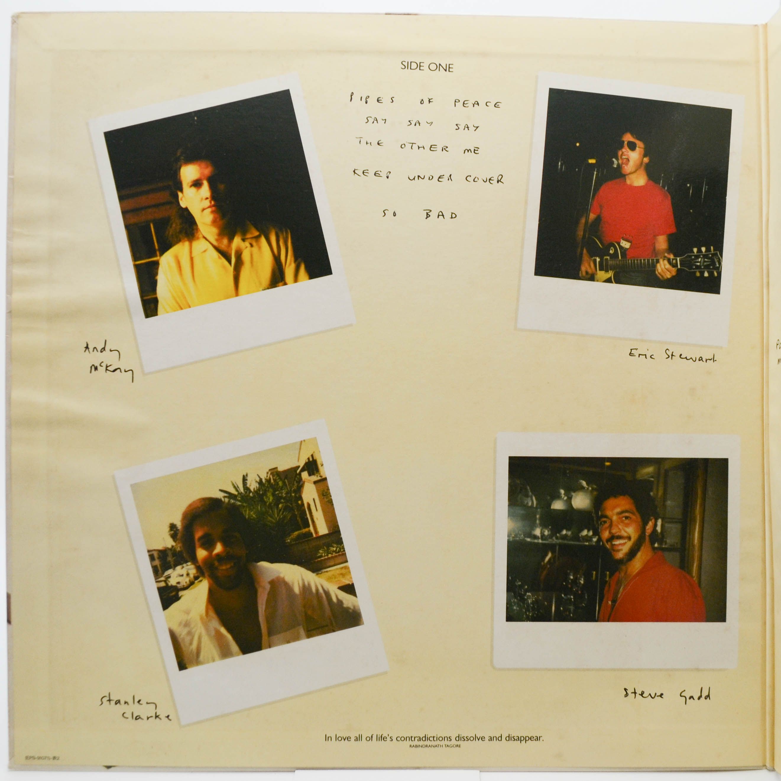 Paul McCartney — Pipes Of Peace, 1983