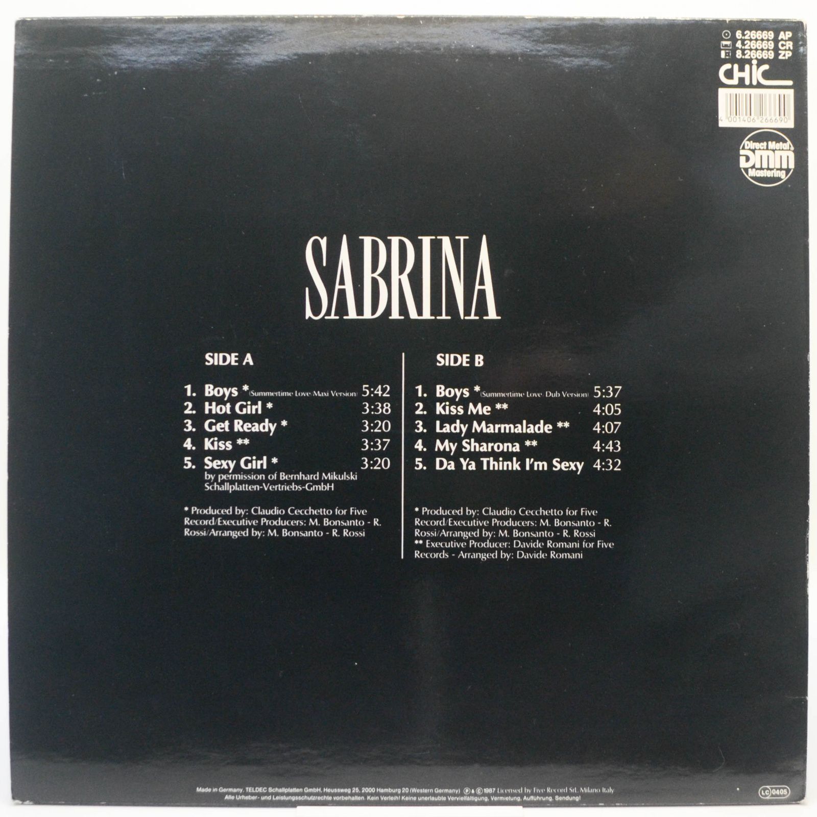 Sabrina — Sabrina, 1987