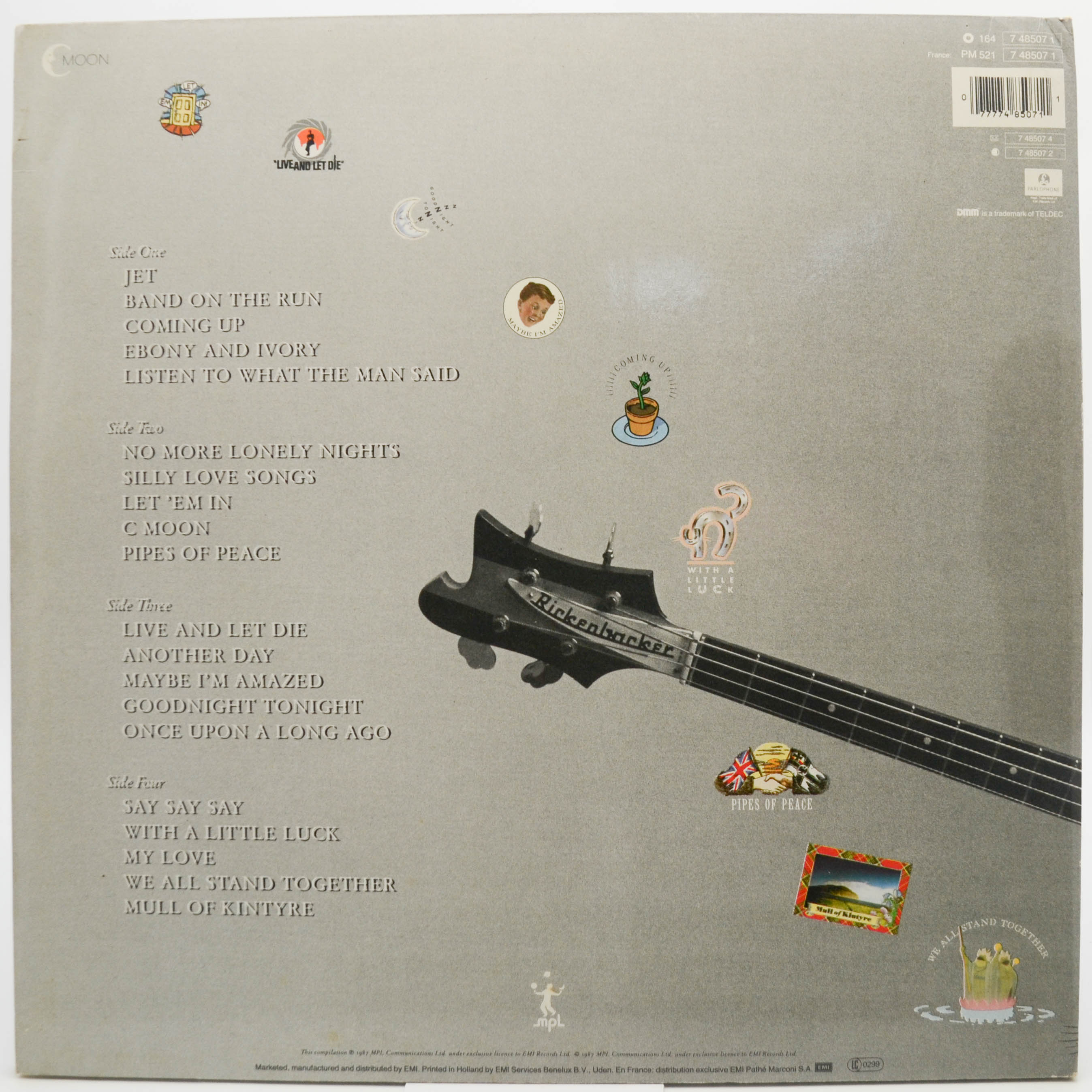 Paul McCartney — All The Best ! (2LP), 1987