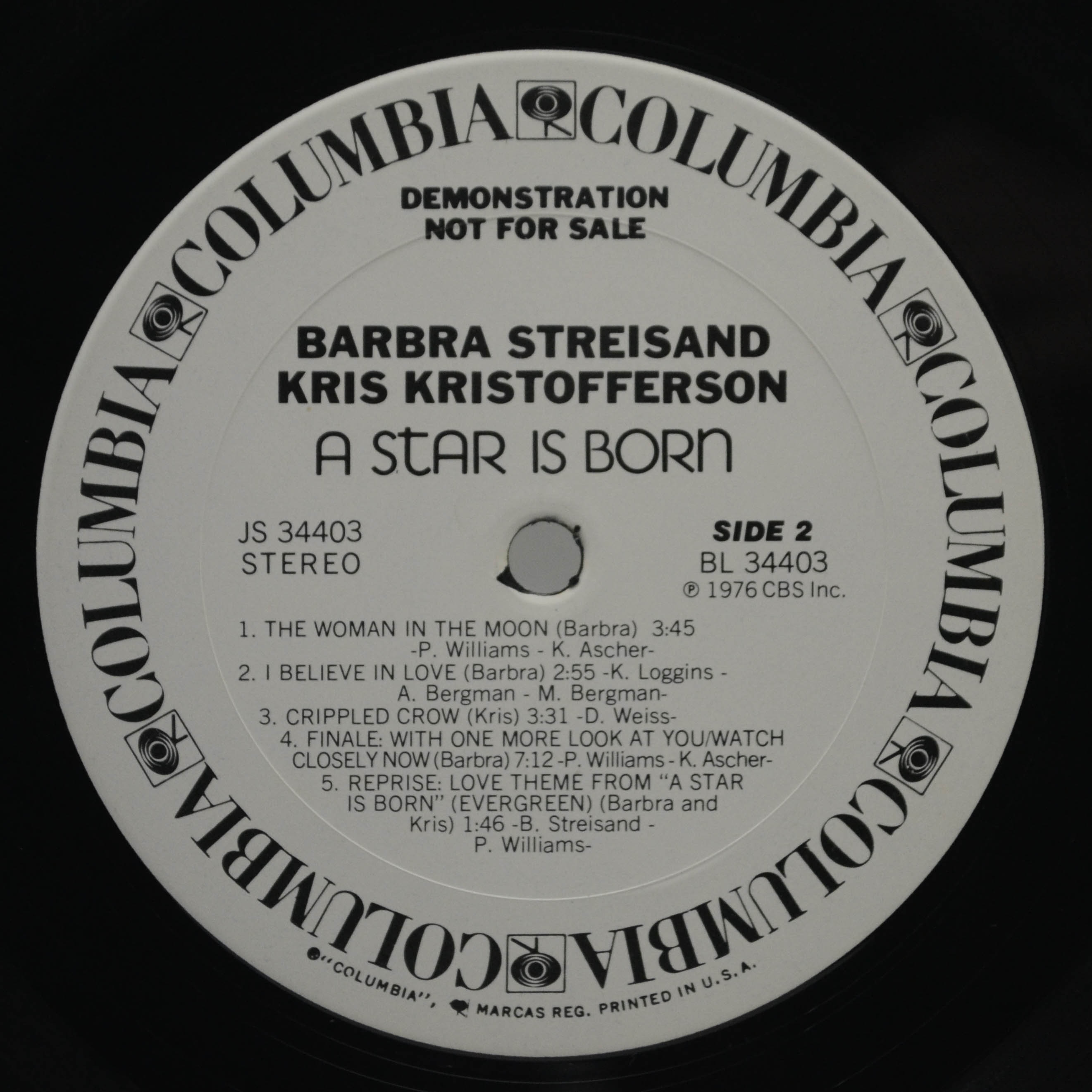 Streisand, Kristofferson — A Star Is Born, 1976