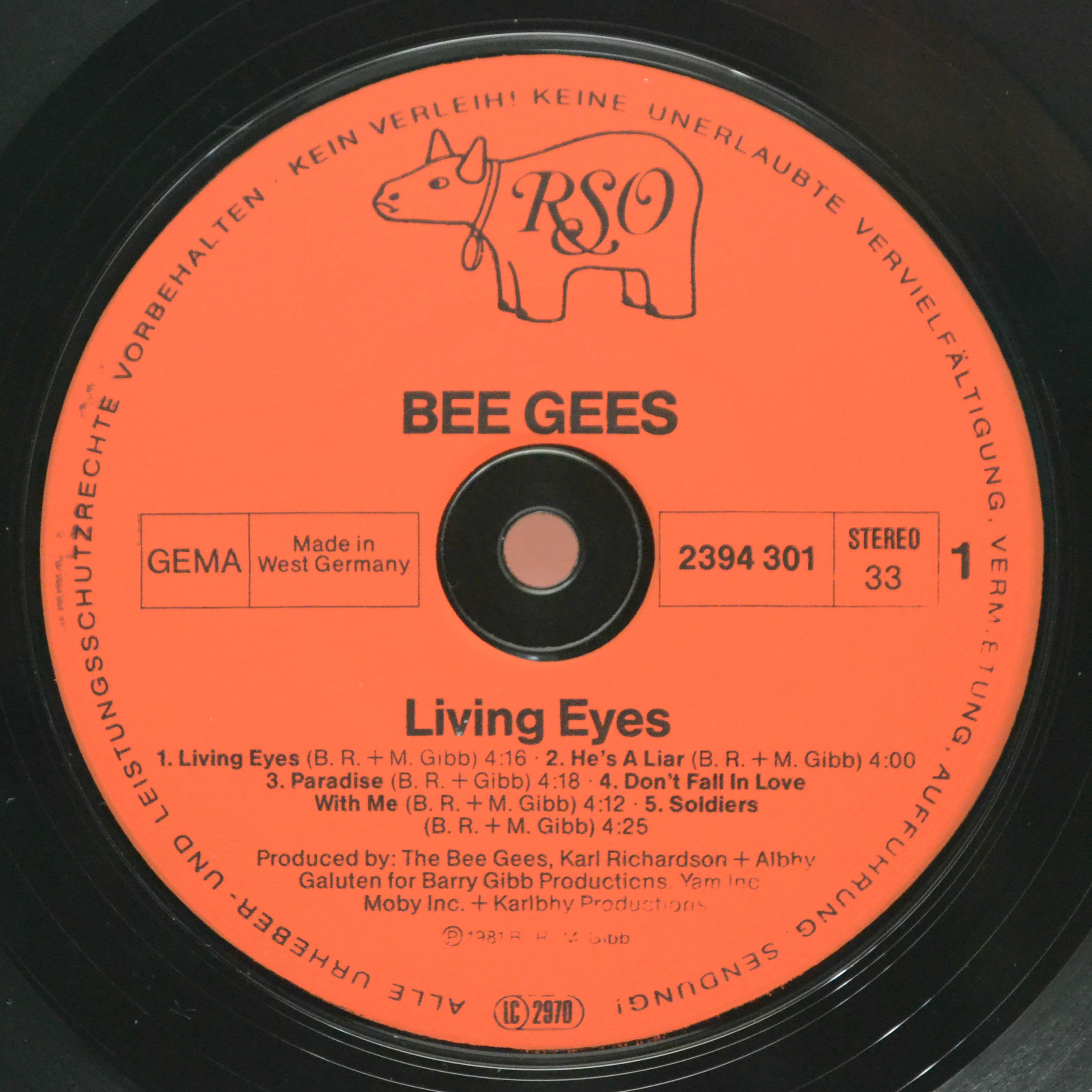 Bee Gees — Living Eyes, 1981