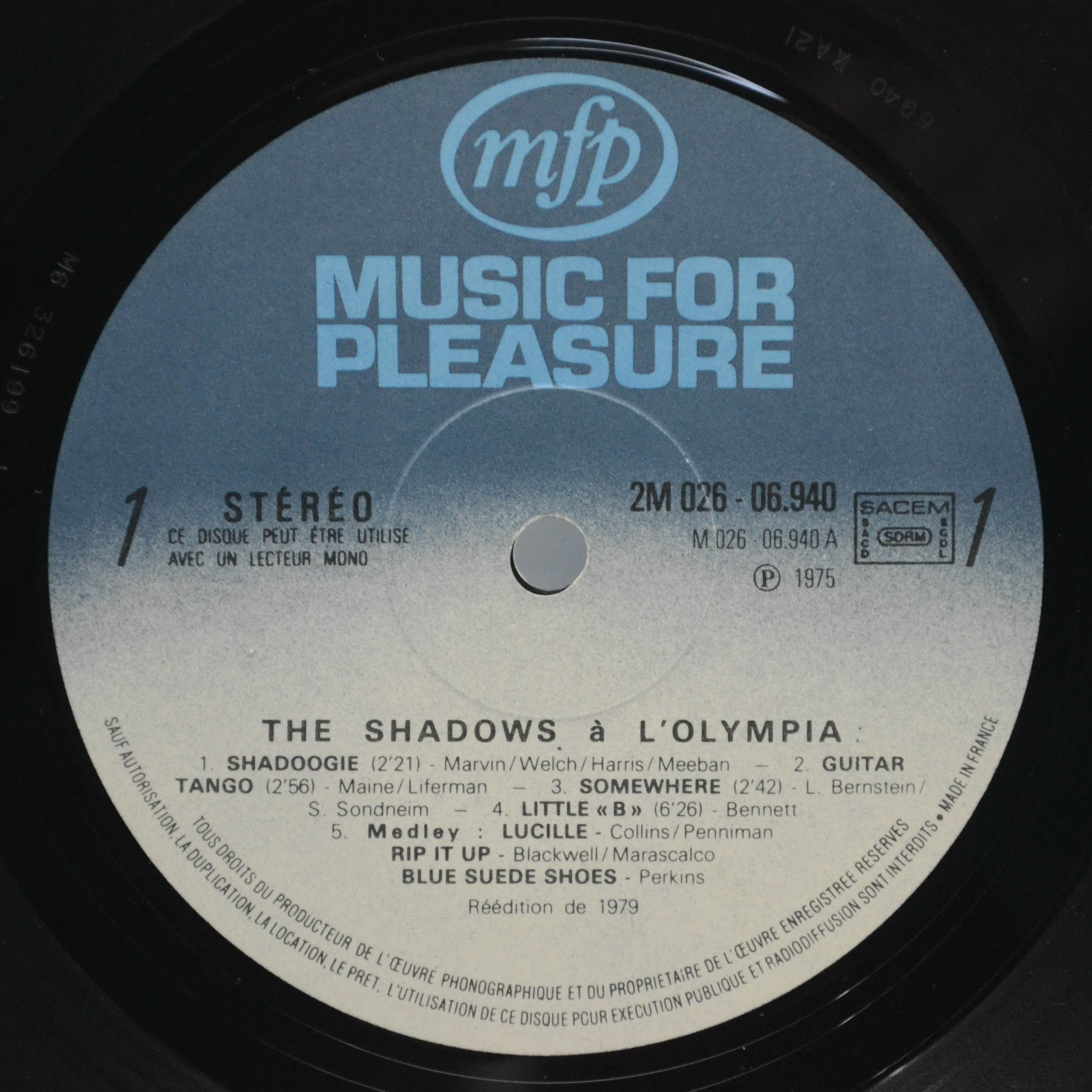 Shadows — A L'Olympia, 1975