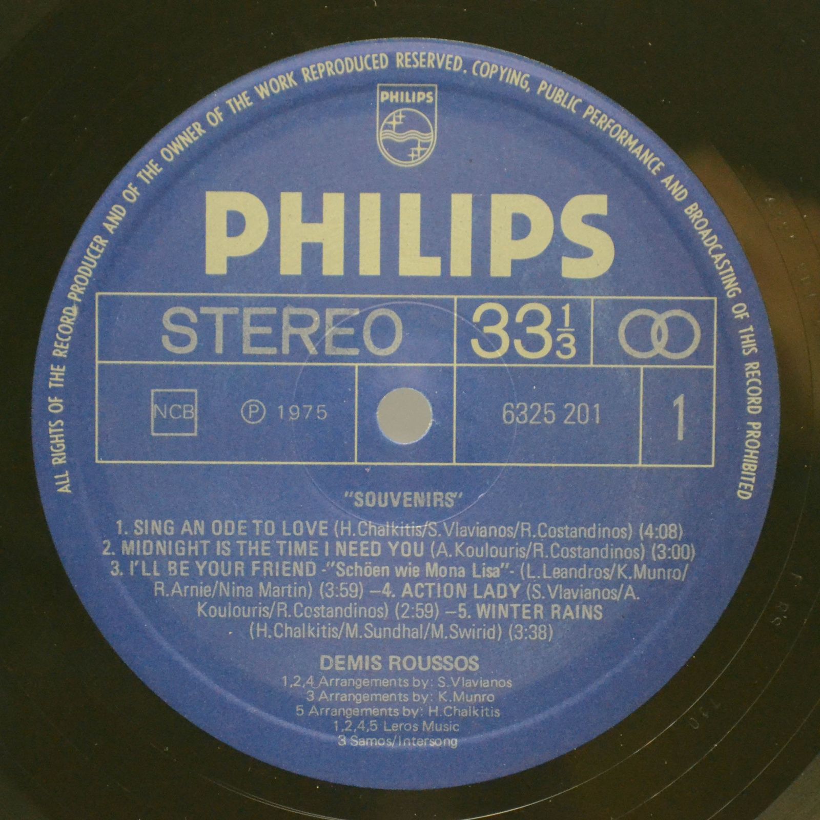 Démis Roussos — Souvenirs, 1975