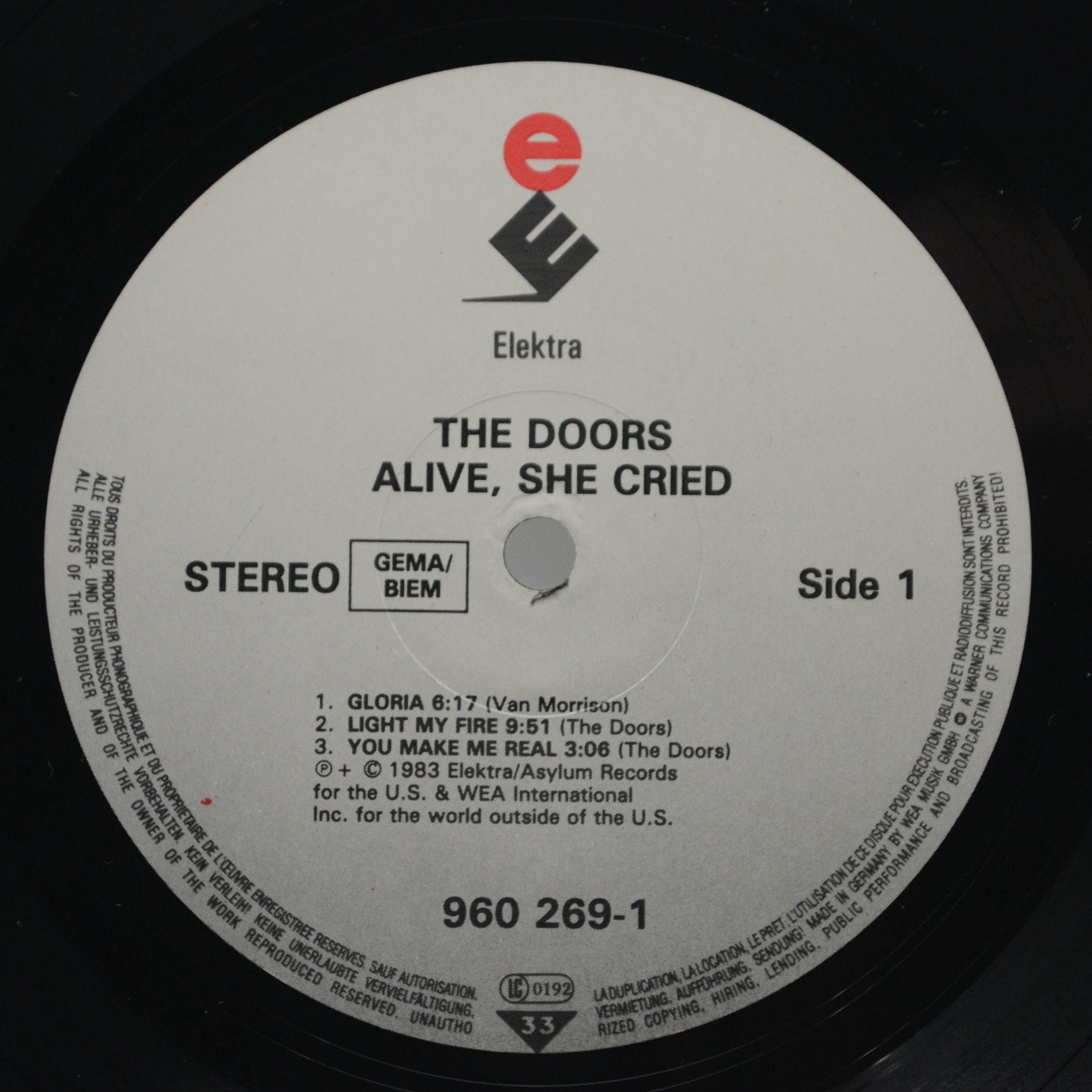 Doors — Alive, She Cried, 1983