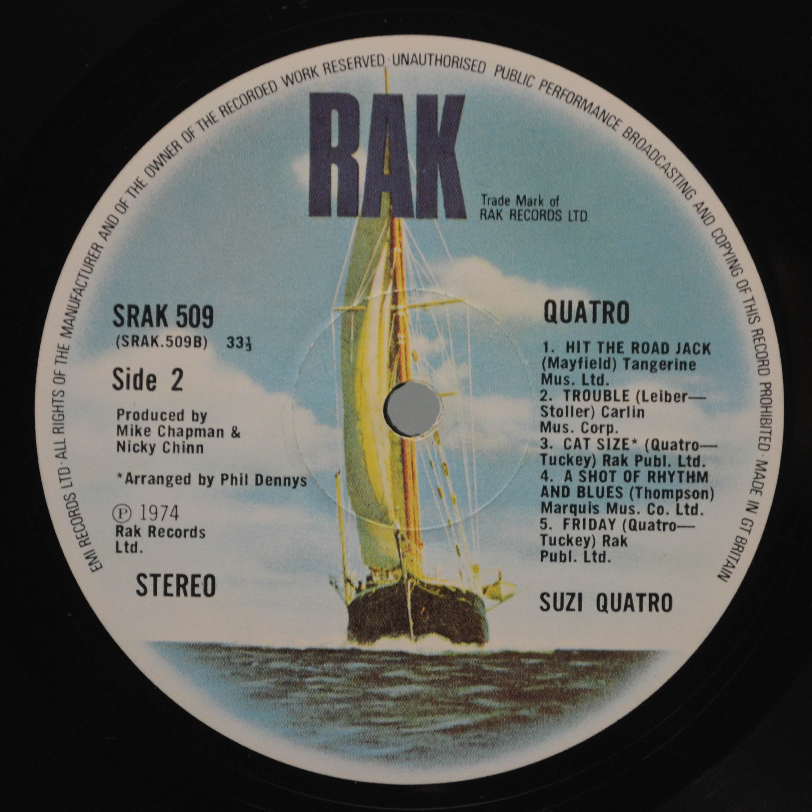 Suzi Quatro — Quatro (UK), 1974