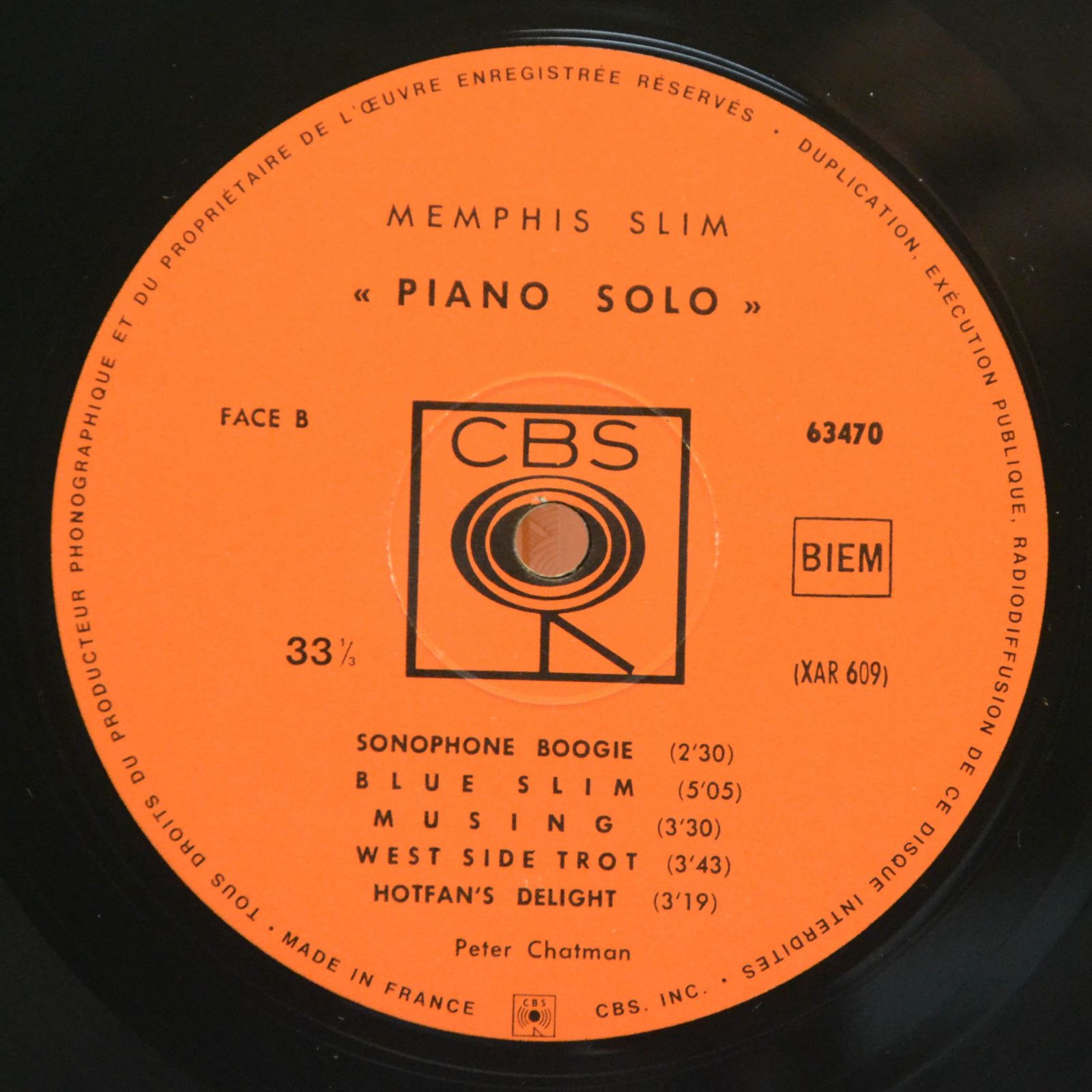 Memphis Slim — Piano Solo, 1961