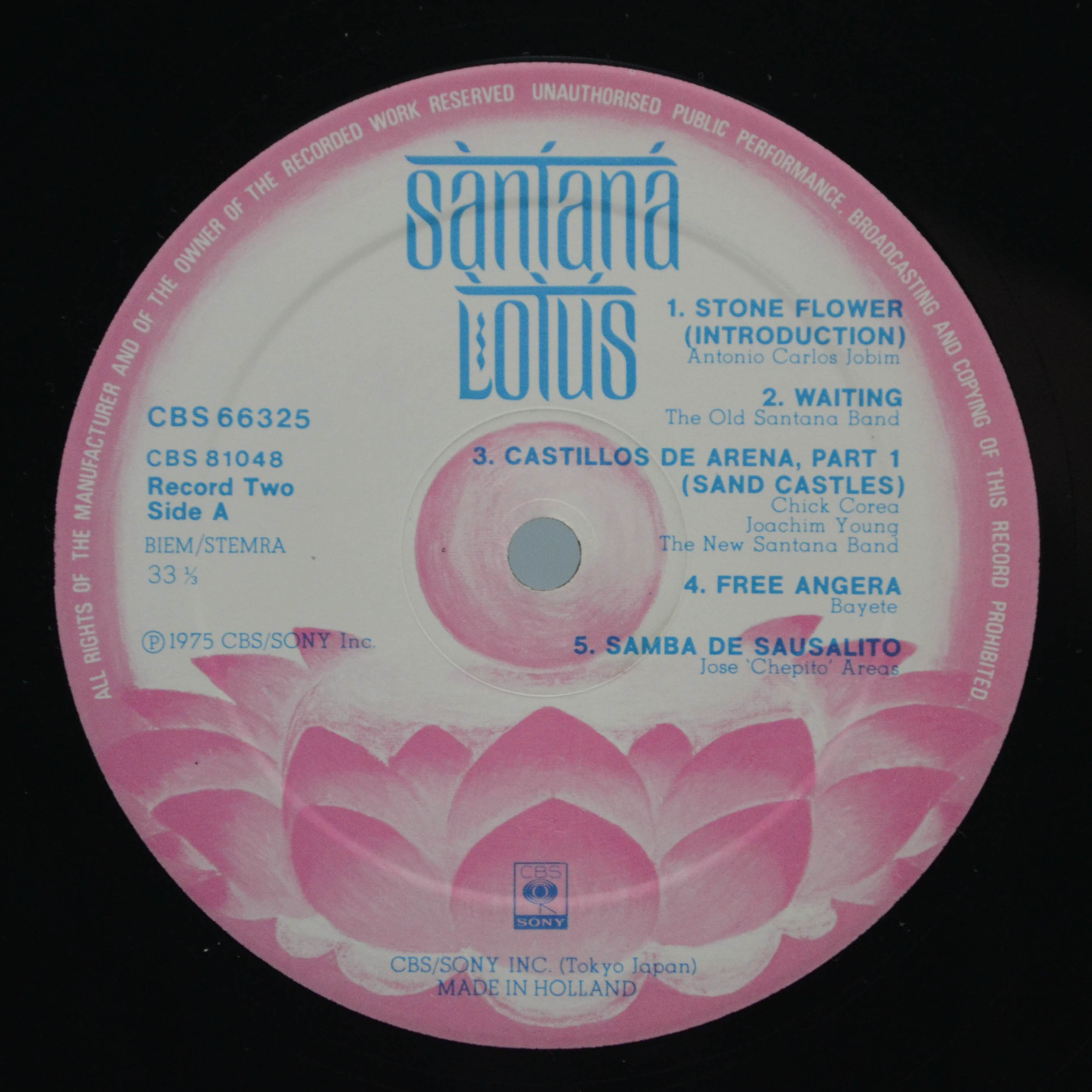 Santana — Lotus (3LP), 1974