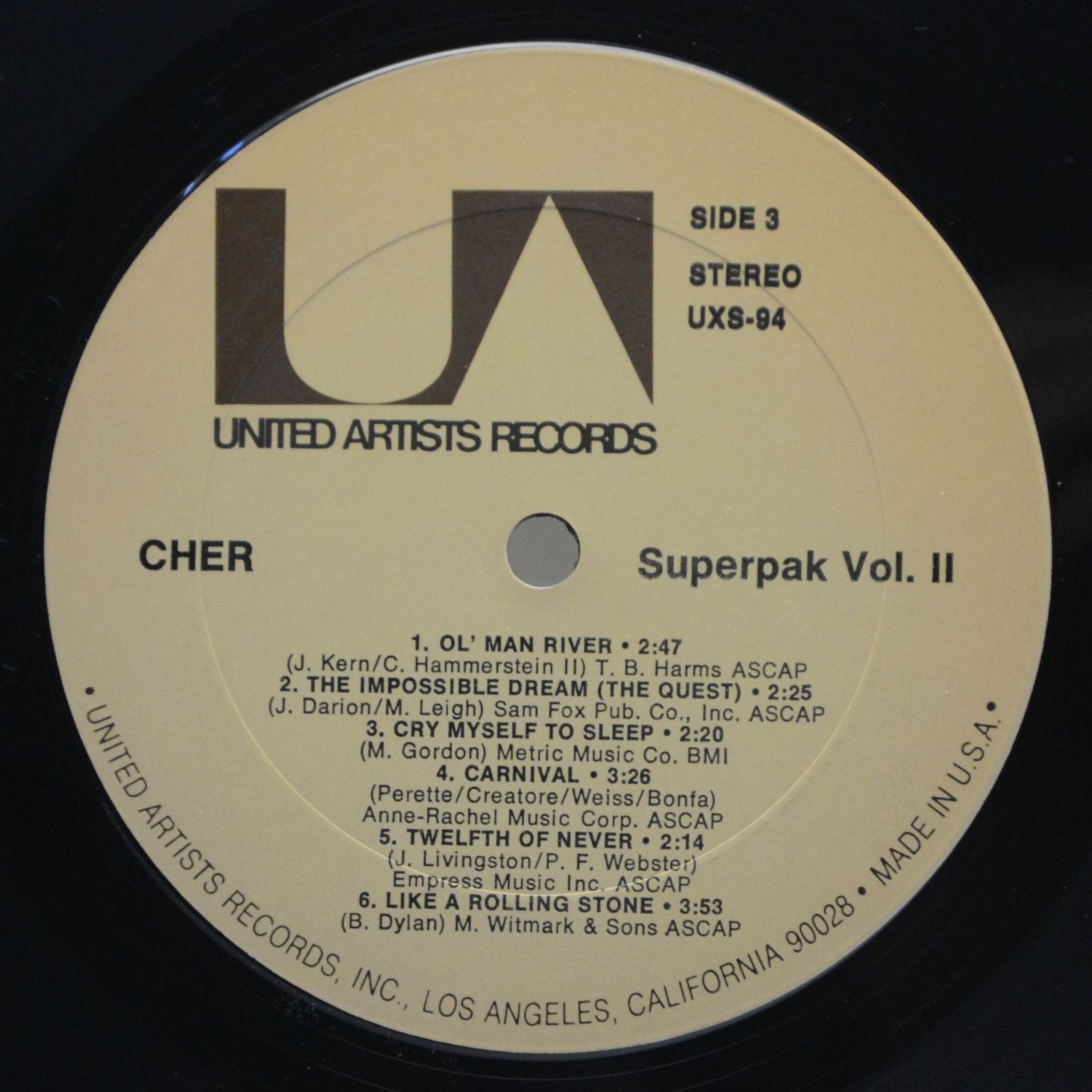 Cher — Superpak Vol. II (2LP, USA), 1972