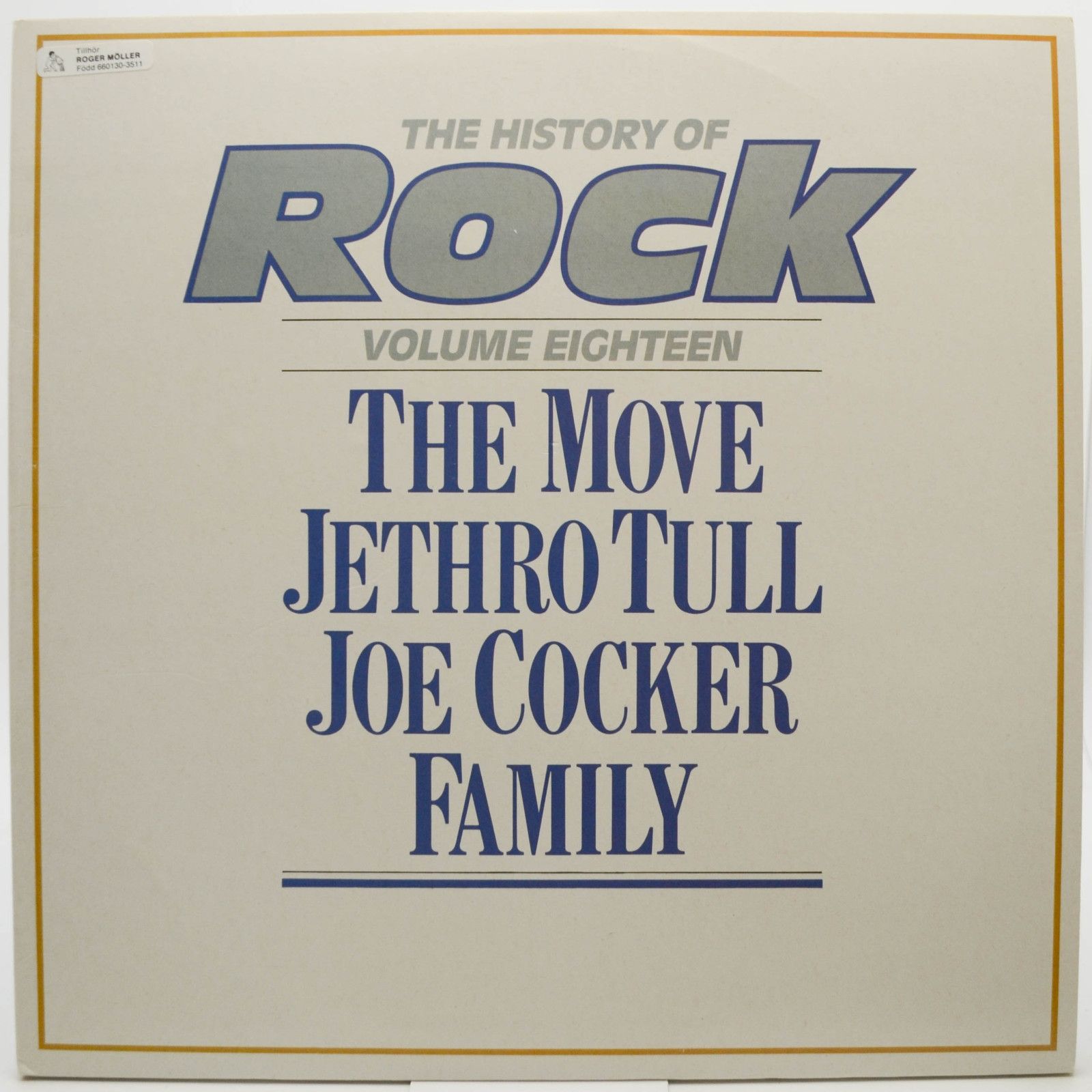 Move / Jethro Tull / Joe Cocker / Family — The History Of Rock (Volume Eighteen) (2LP, UK), 1983