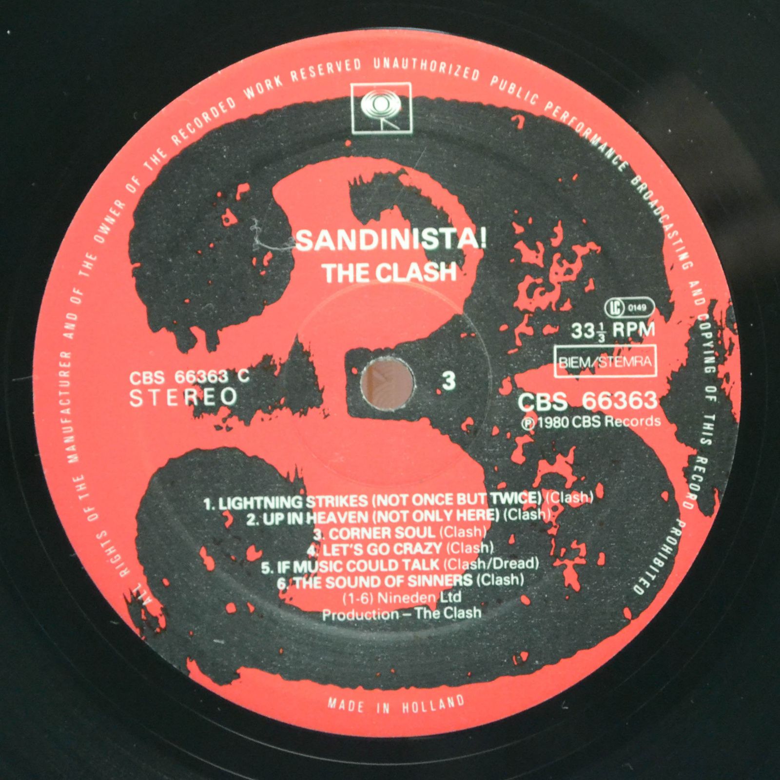 Clash — Sandinista! (3LP), 1980