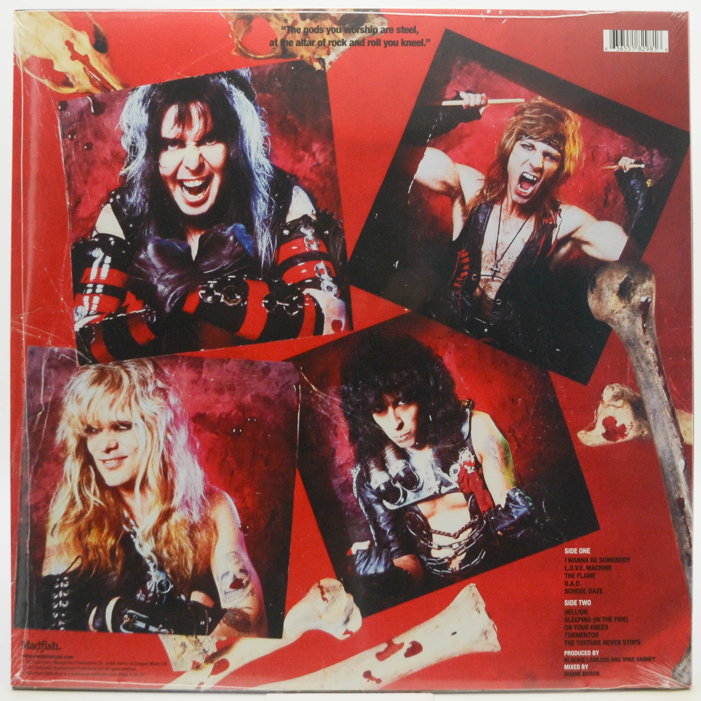 Виниловая пластинка W.A.S.P. — W.A.S.P., 1984