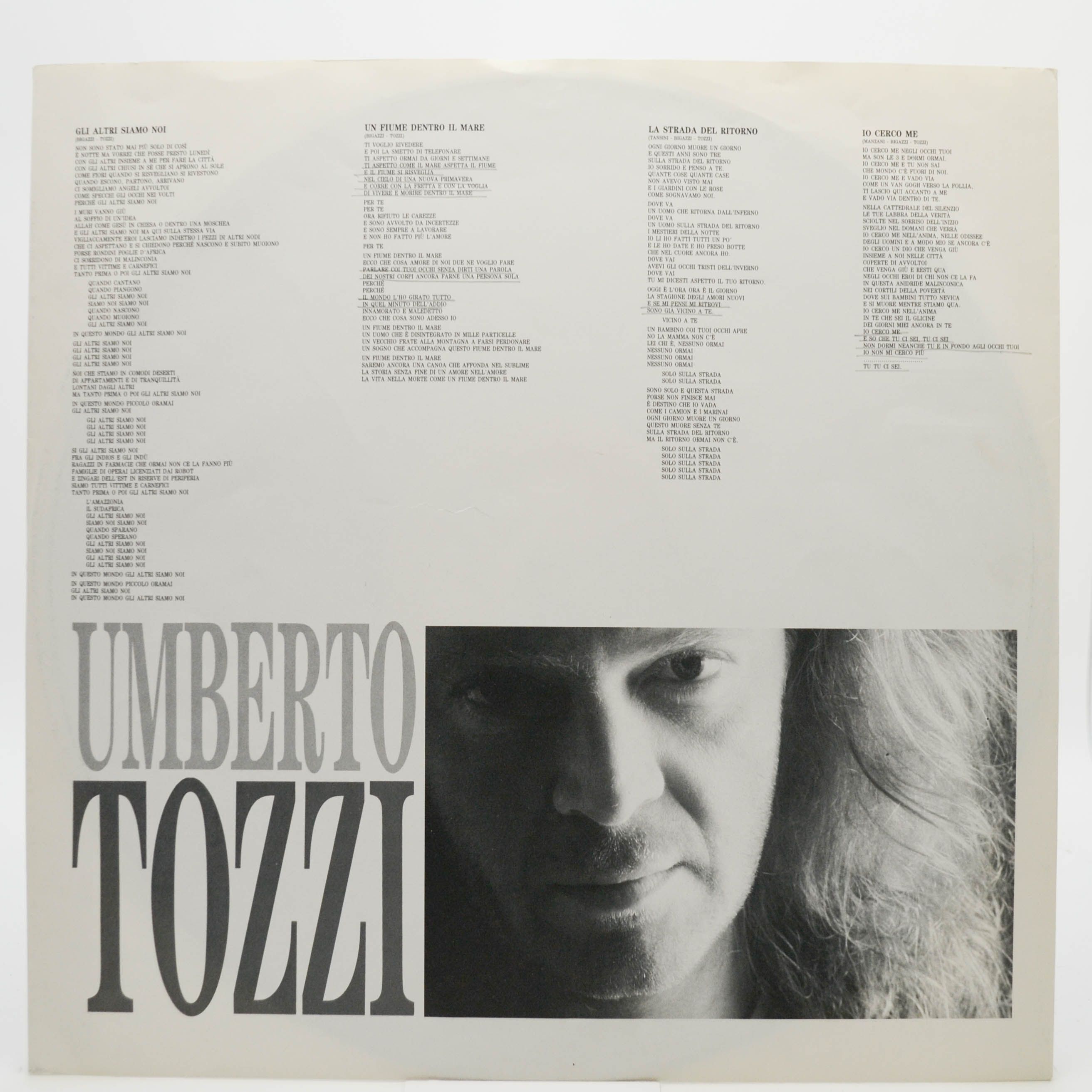 Umberto Tozzi — Gli Altri Siamo Noi, 1991