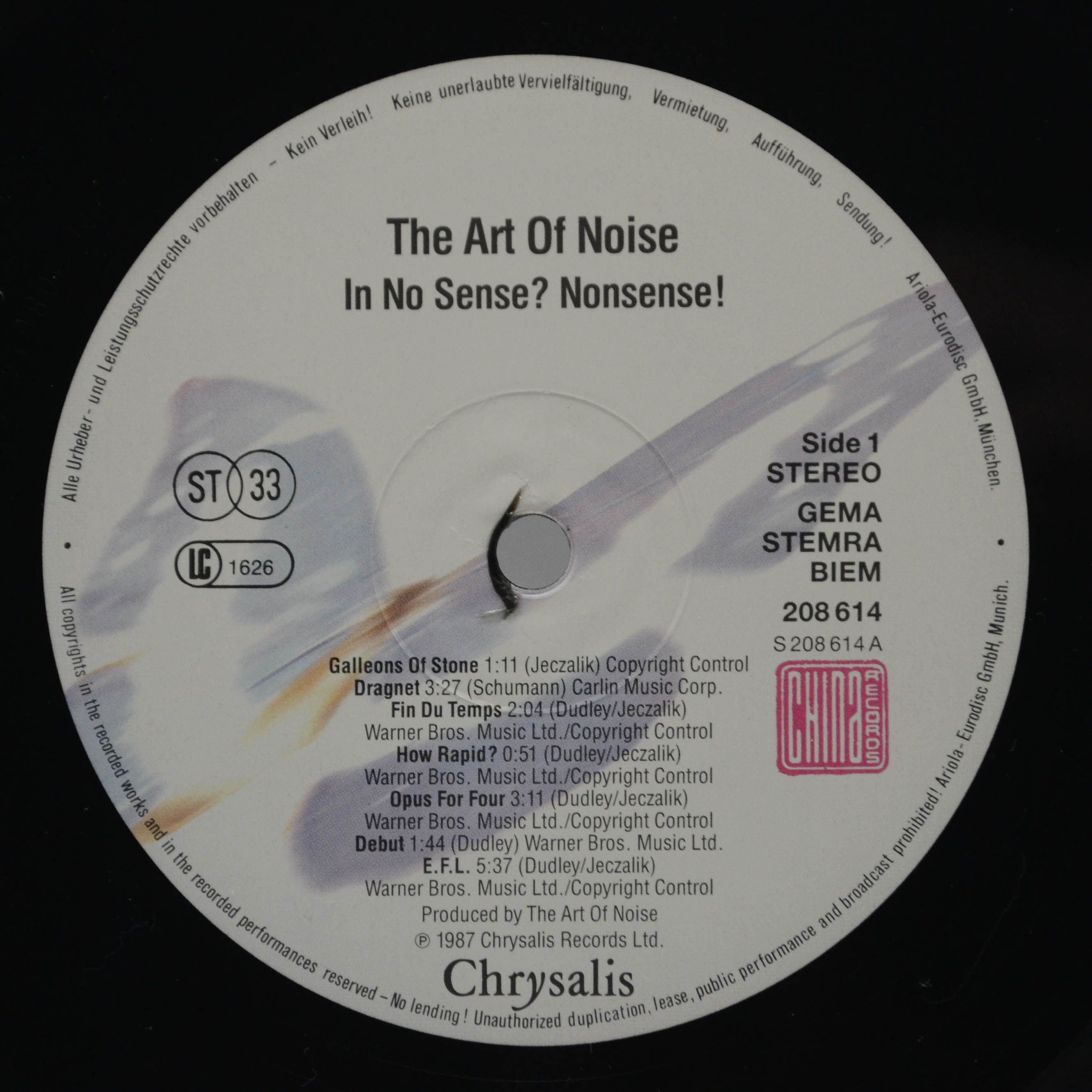Art Of Noise — In No Sense? Nonsense!, 1987