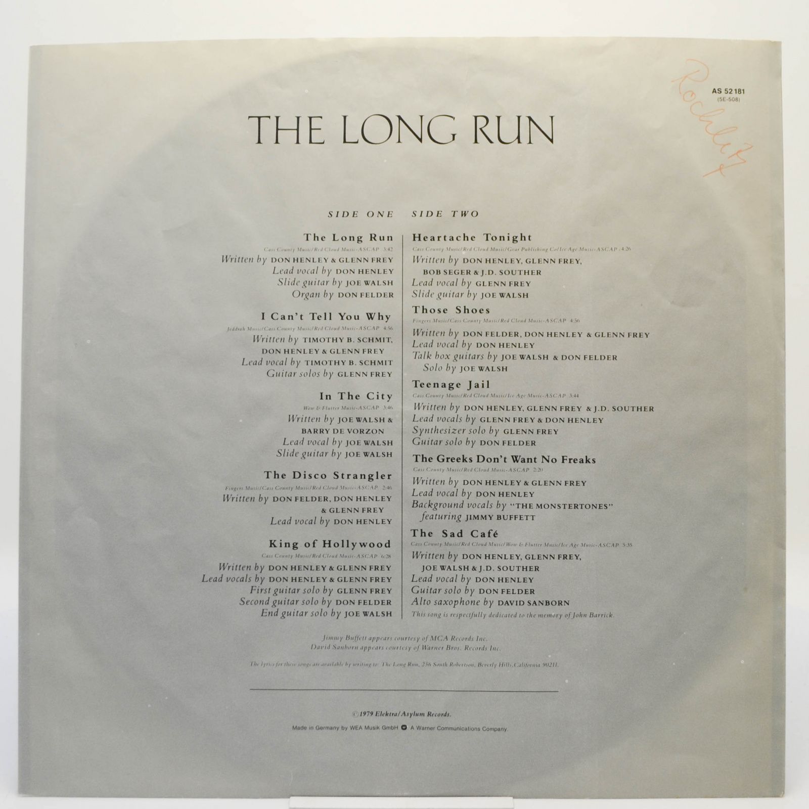 Eagles — The Long Run, 1979