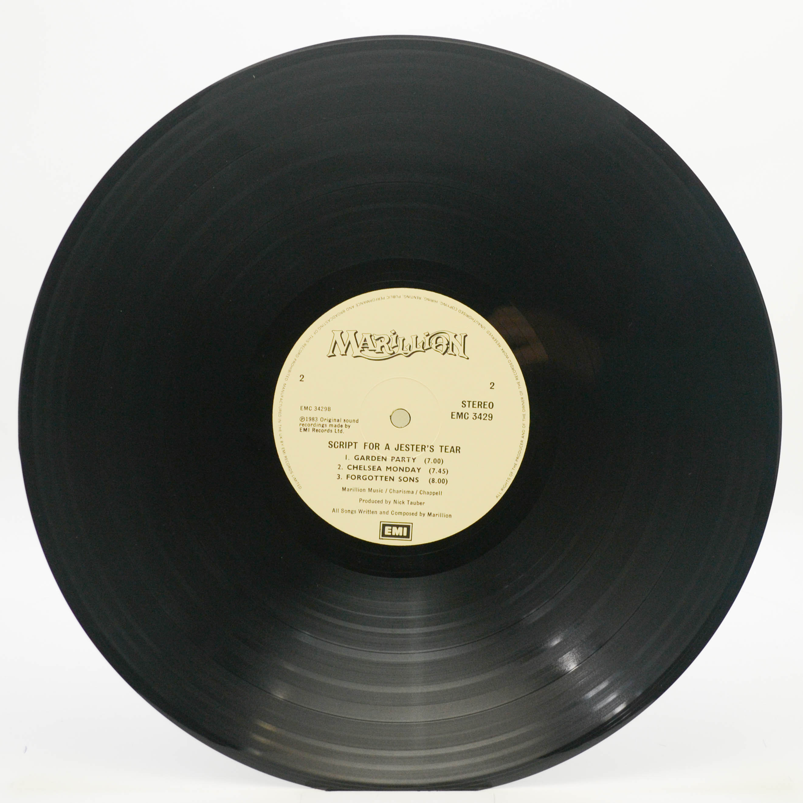 Marillion — Script For A Jester's Tear (1-st, UK), 1983