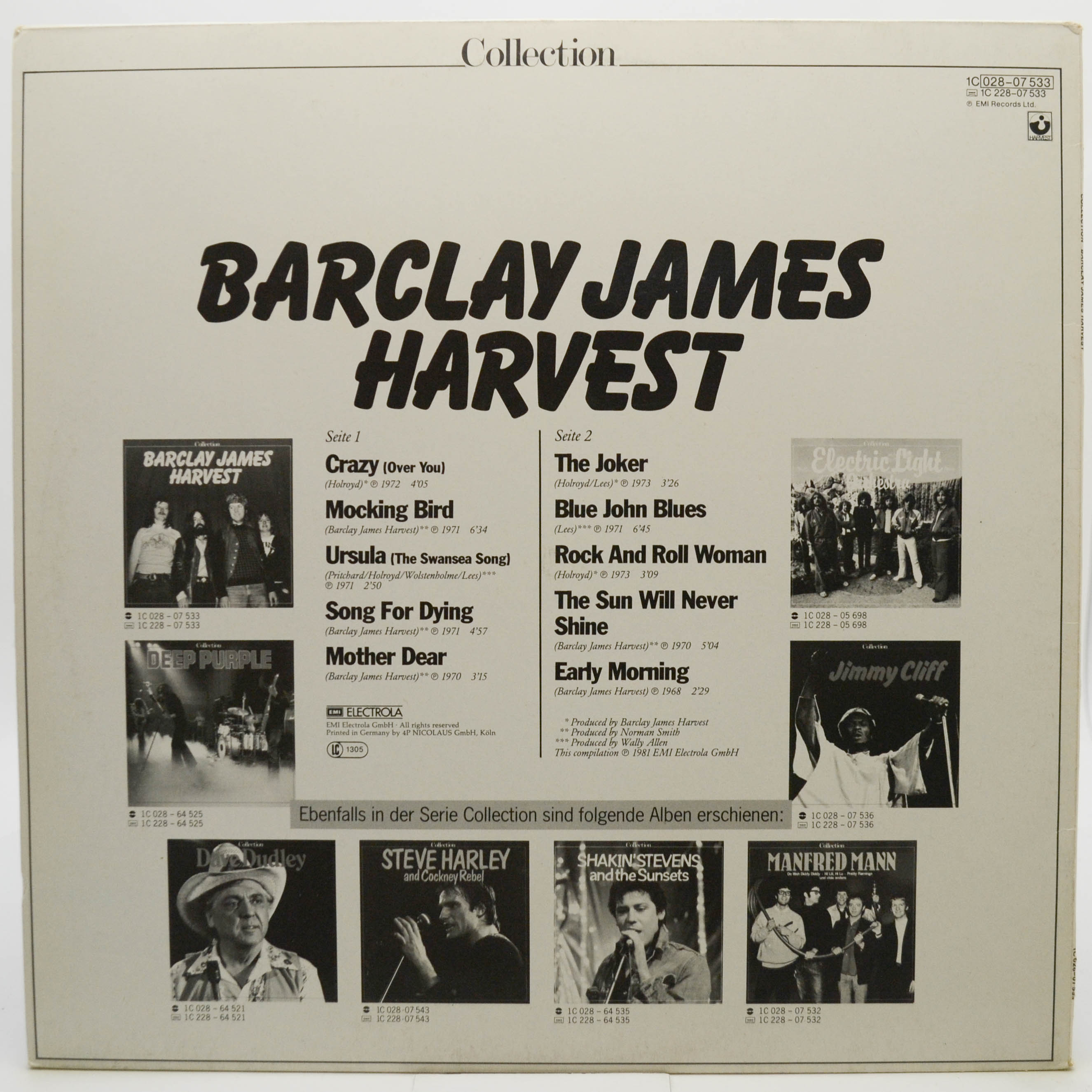 Barclay James Harvest — Collection, 1981