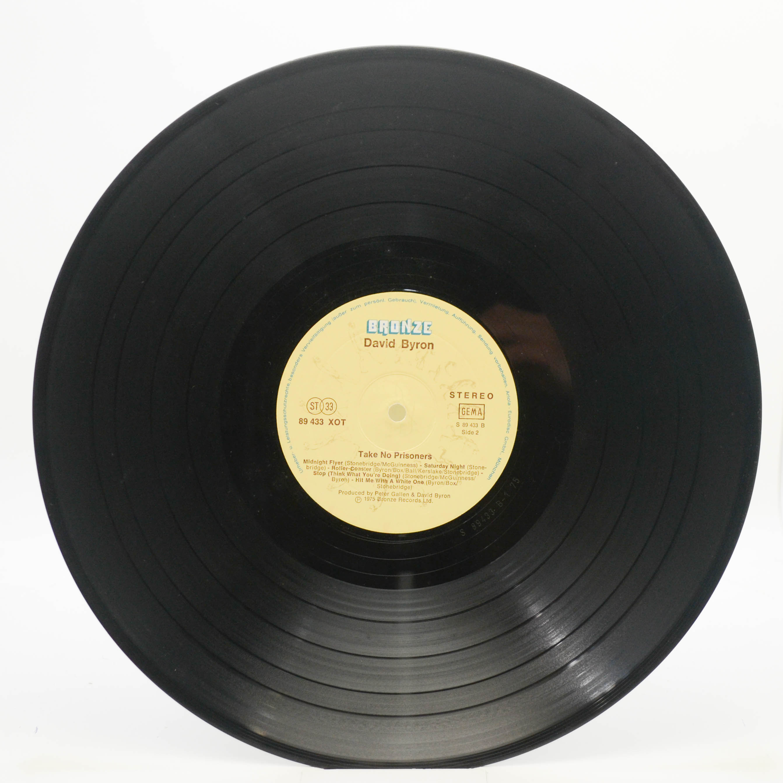 David Byron — Take No Prisoners, 1975