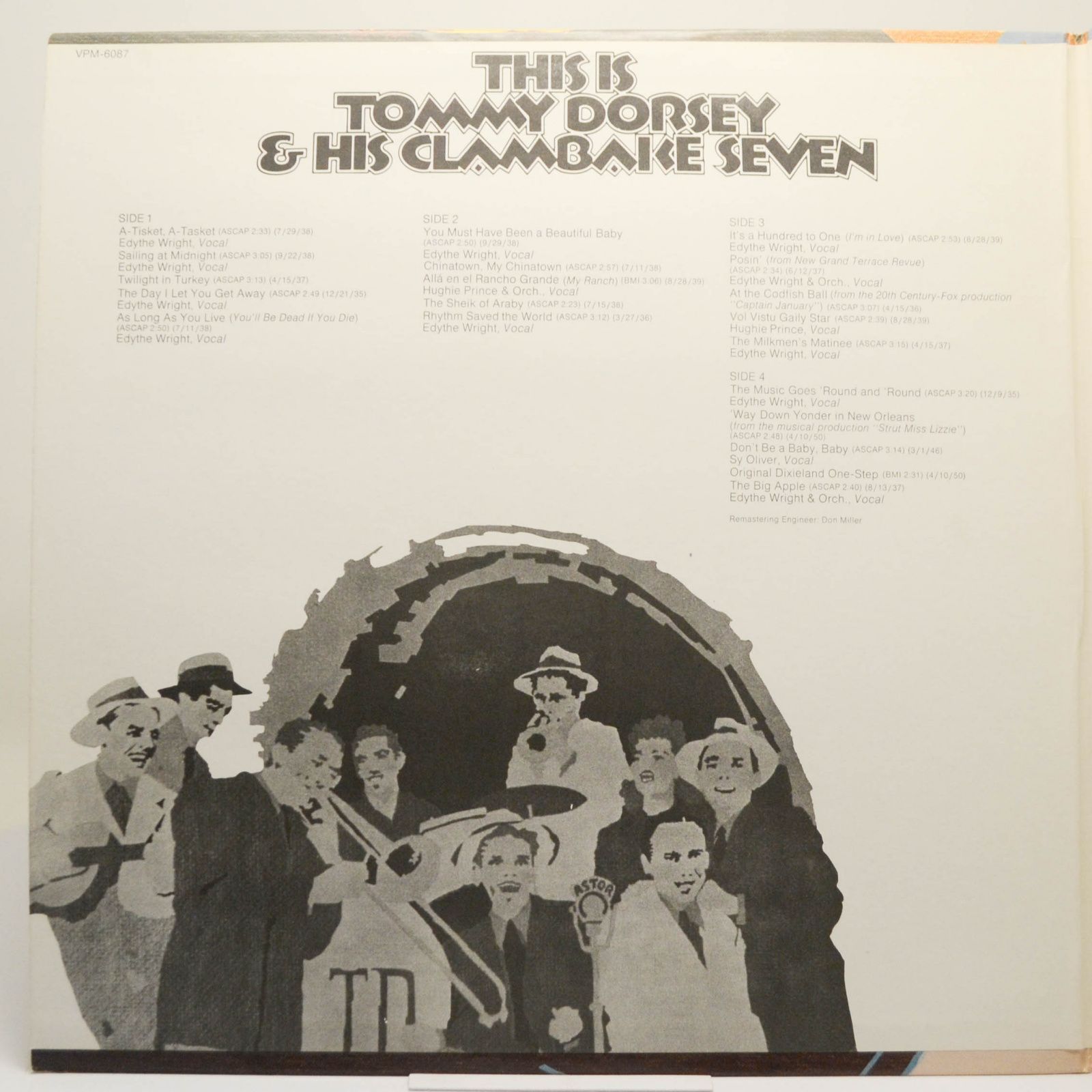 Tommy Dorsey & His Clambake Seven — This Is Tommy Dorsey & His Clambake Seven (2LP), 1973