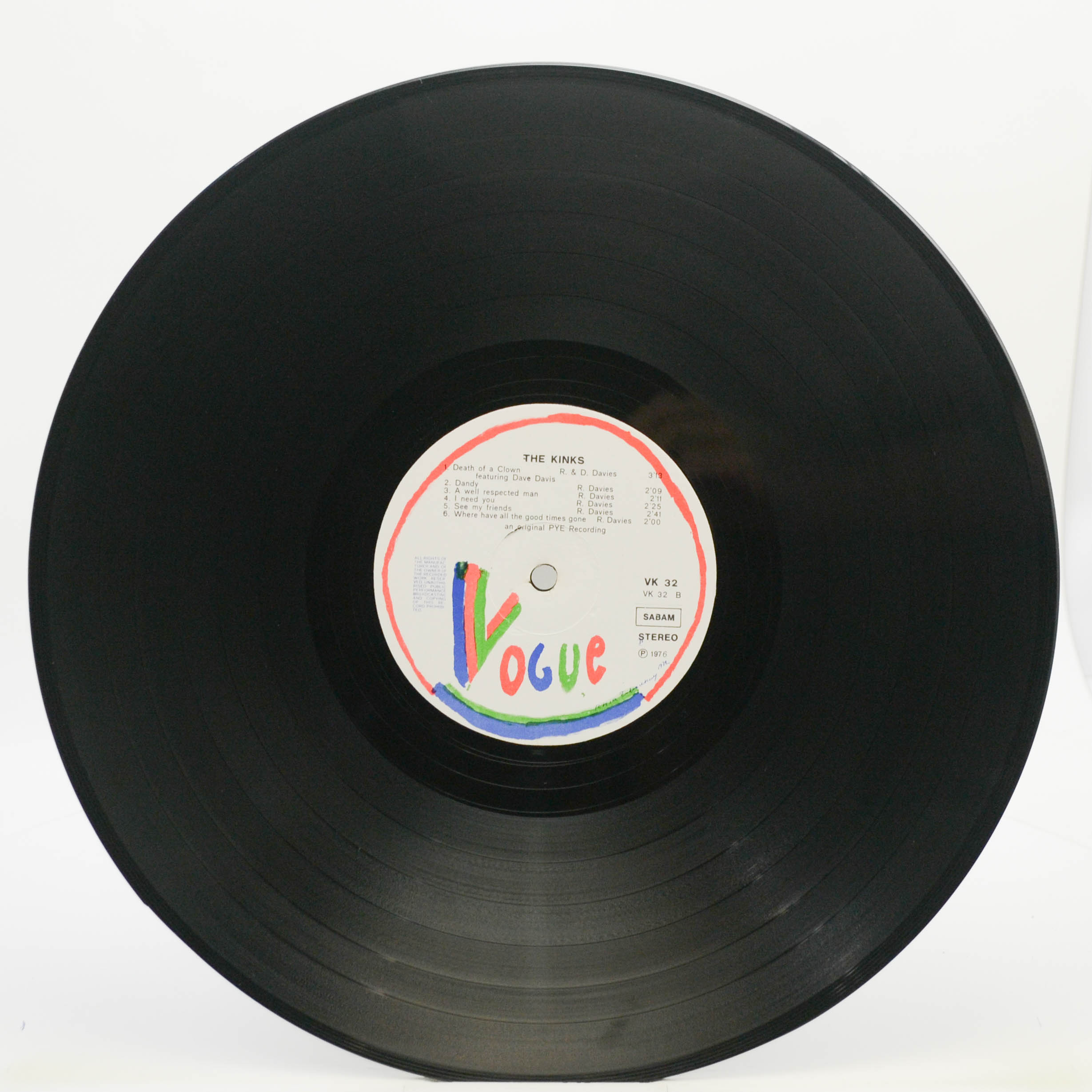 Виниловая пластинка Kinks — The Kinks, 1976