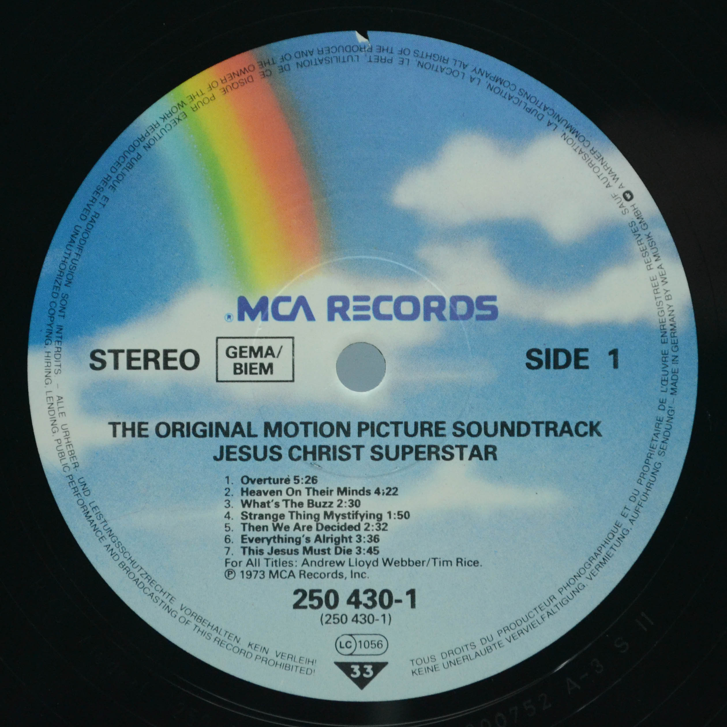 Various — Jesus Christ Superstar (The Original Motion Picture Sound Track Album) (2LP, booklet), 1973