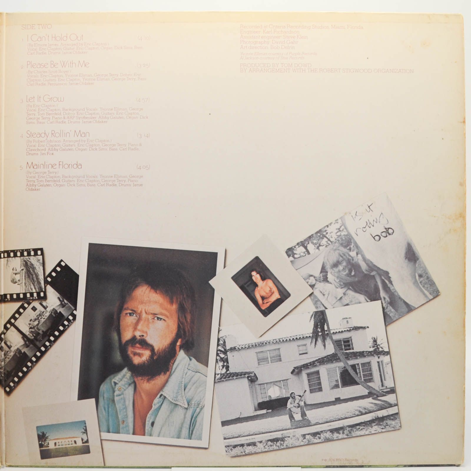 Eric Clapton — 461 Ocean Boulevard, 1974