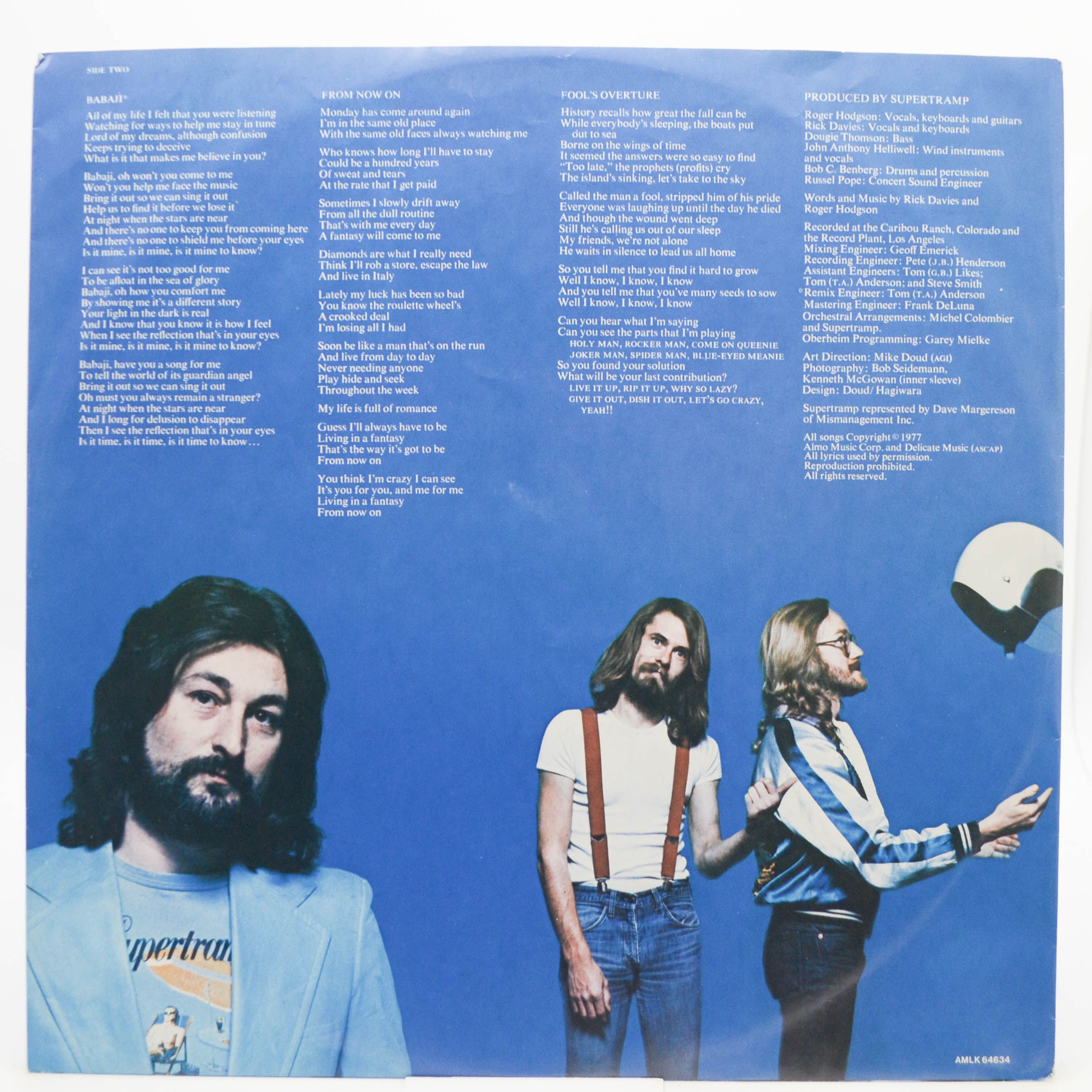 Supertramp — Even In The Quietest Moments..., 1977