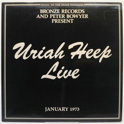 Uriah Heep Live (2LP, 1-st, UK, booklet), 1973