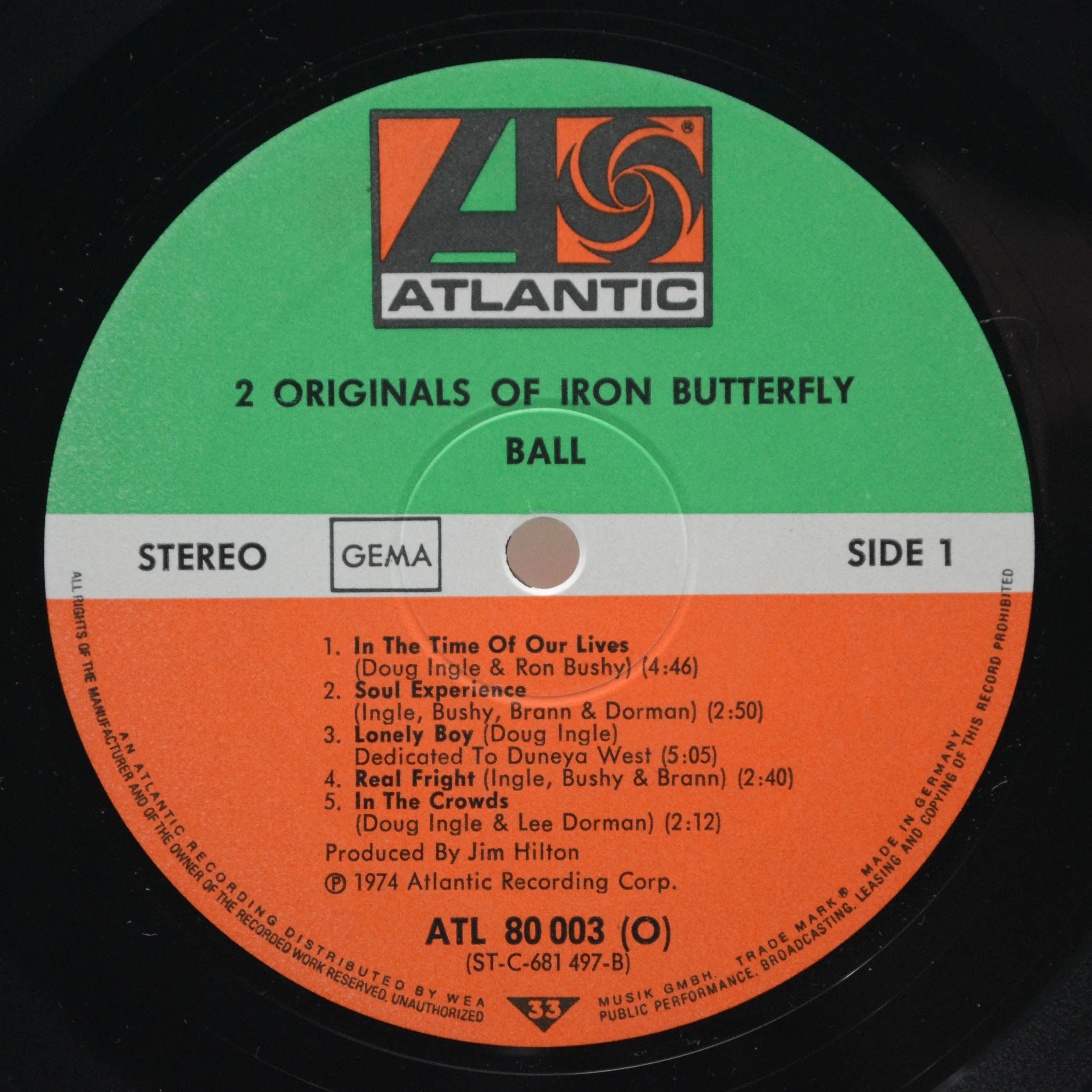 Iron Butterfly — 2 Originals Of Iron Butterfly (2LP), 1974