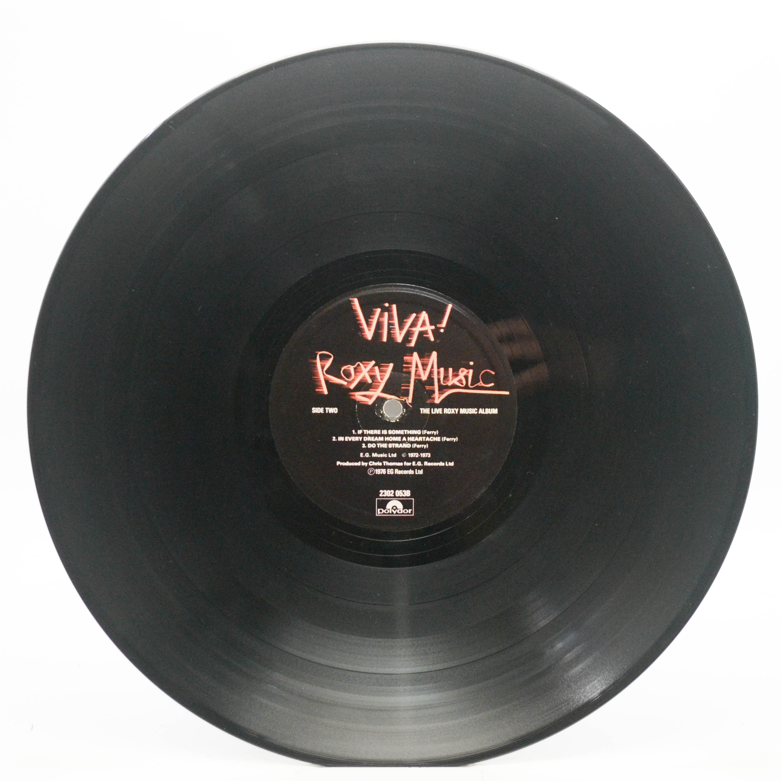 Roxy Music — Viva ! The Live Roxy Music Album (1-st, UK), 1977