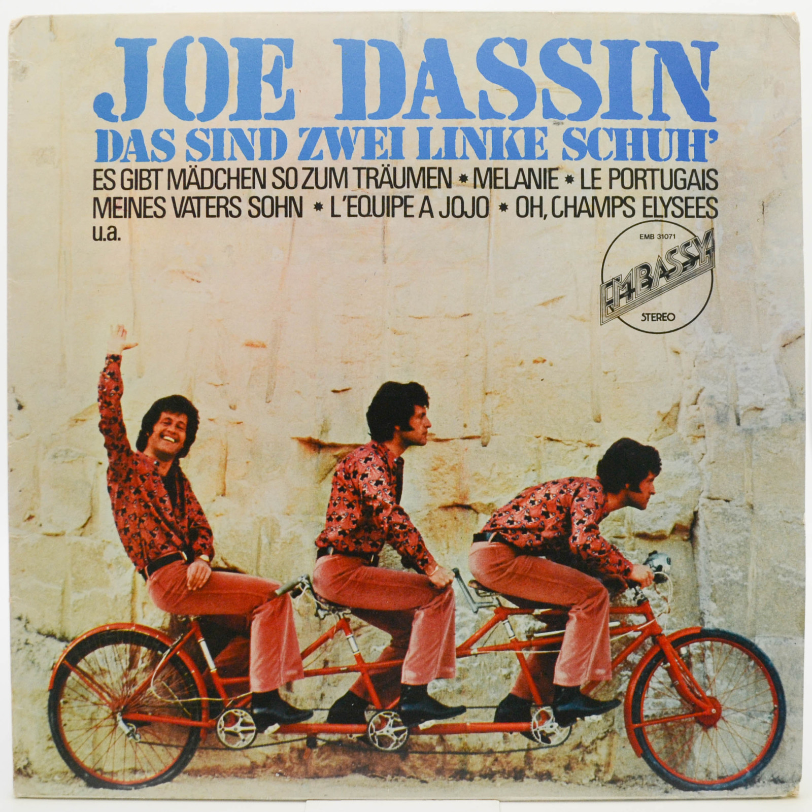 Виниловая пластинка Joe Dassin — Das Sind Zwei Linke Schuh', 1972