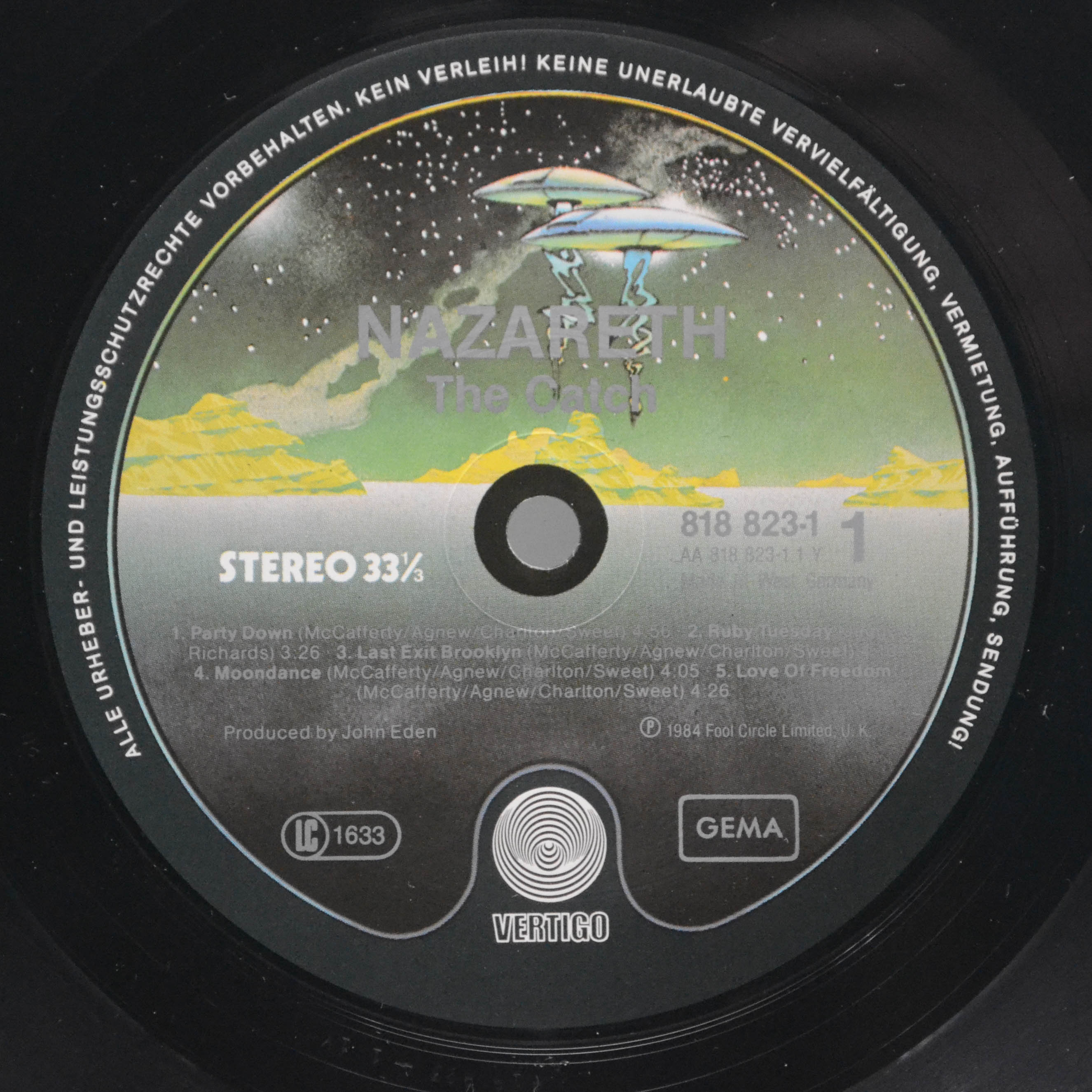 Nazareth — The Catch, 1984