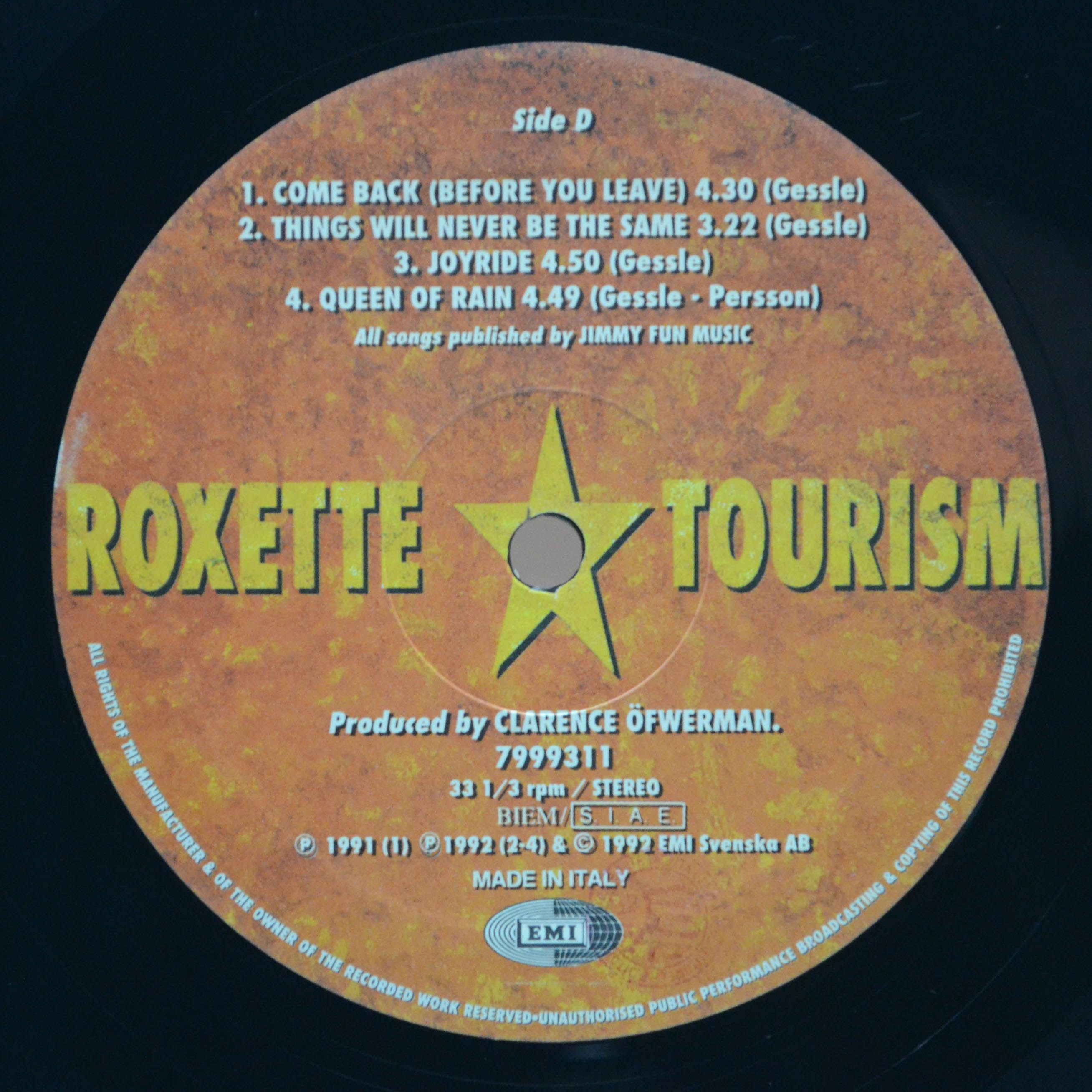 Roxette — Tourism (2LP), 1992